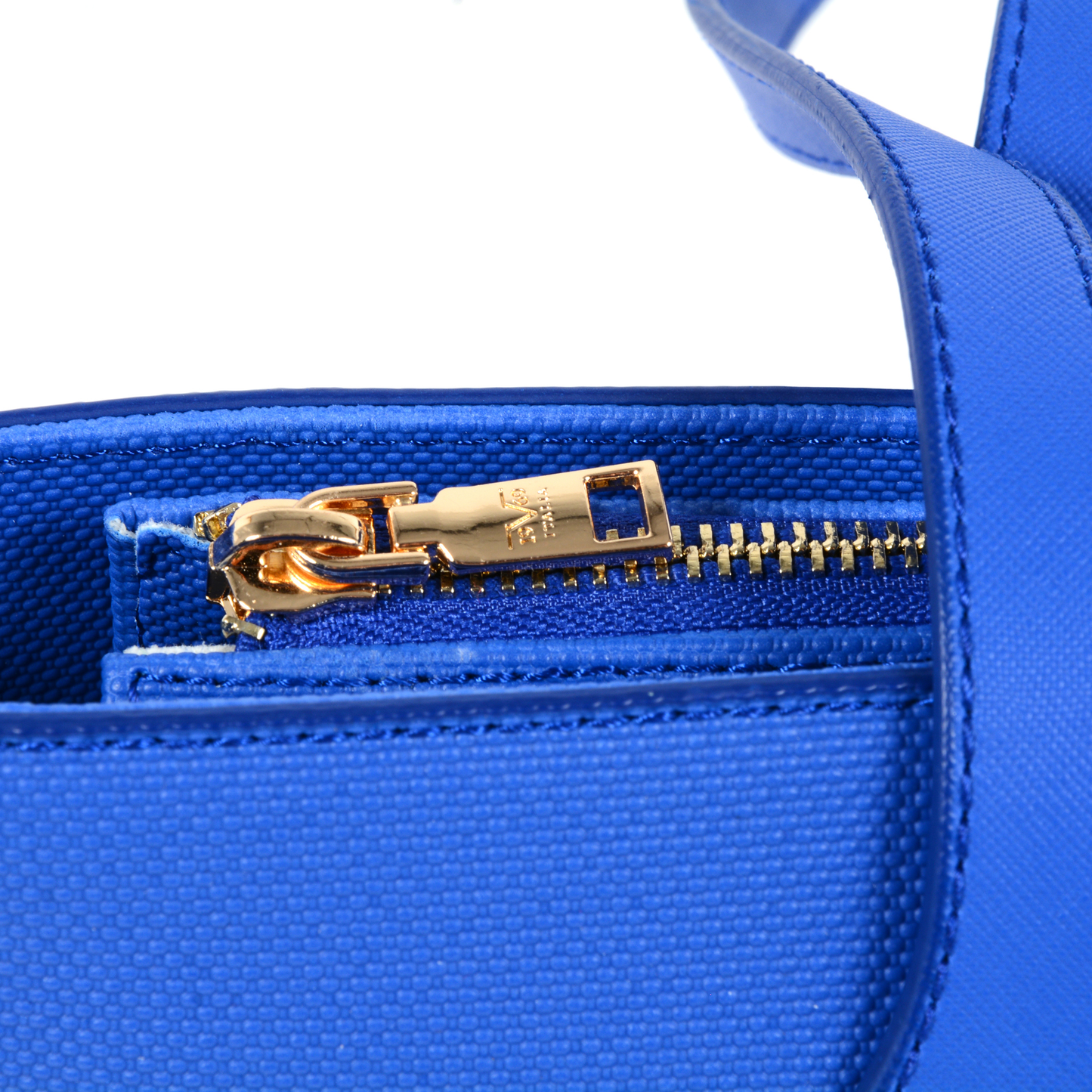 V Italia Womens Handbag Blue 3301 SAKS BLUE