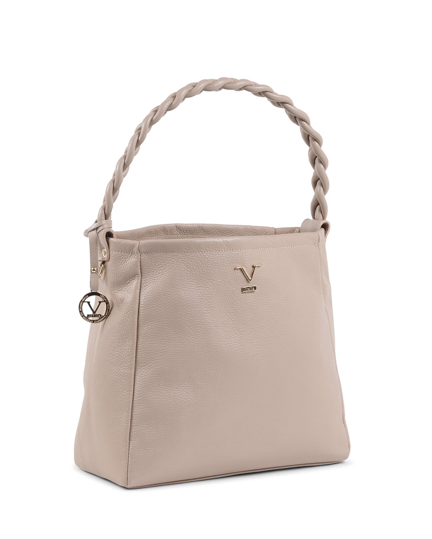 V Italia Womens Handbag Nude VE1633 DOLLARO CIPRIA