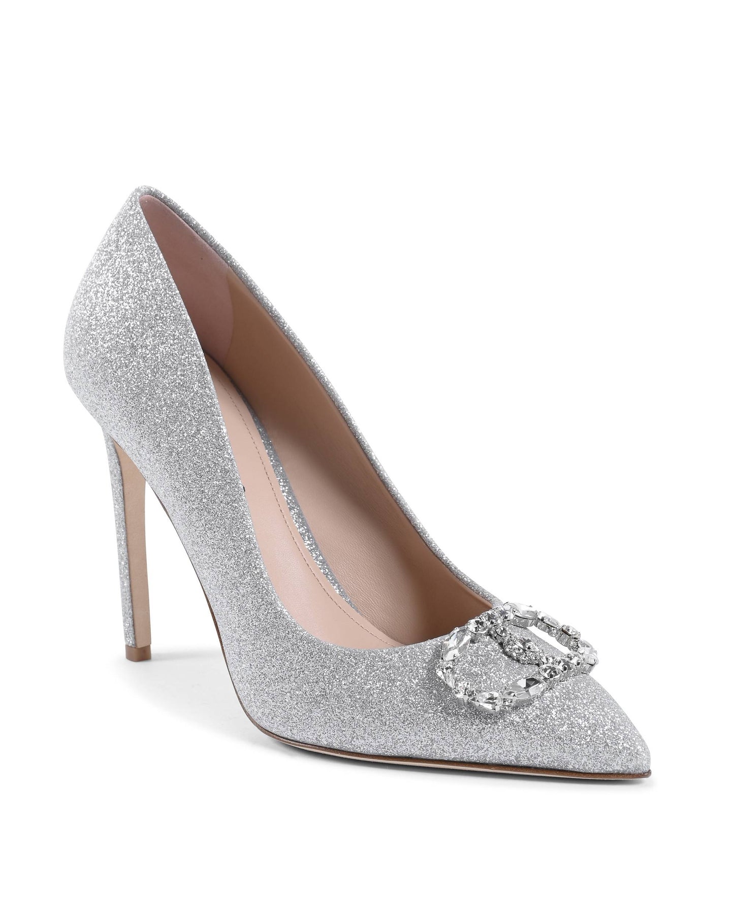 Cindarella Pump - Bright Silver