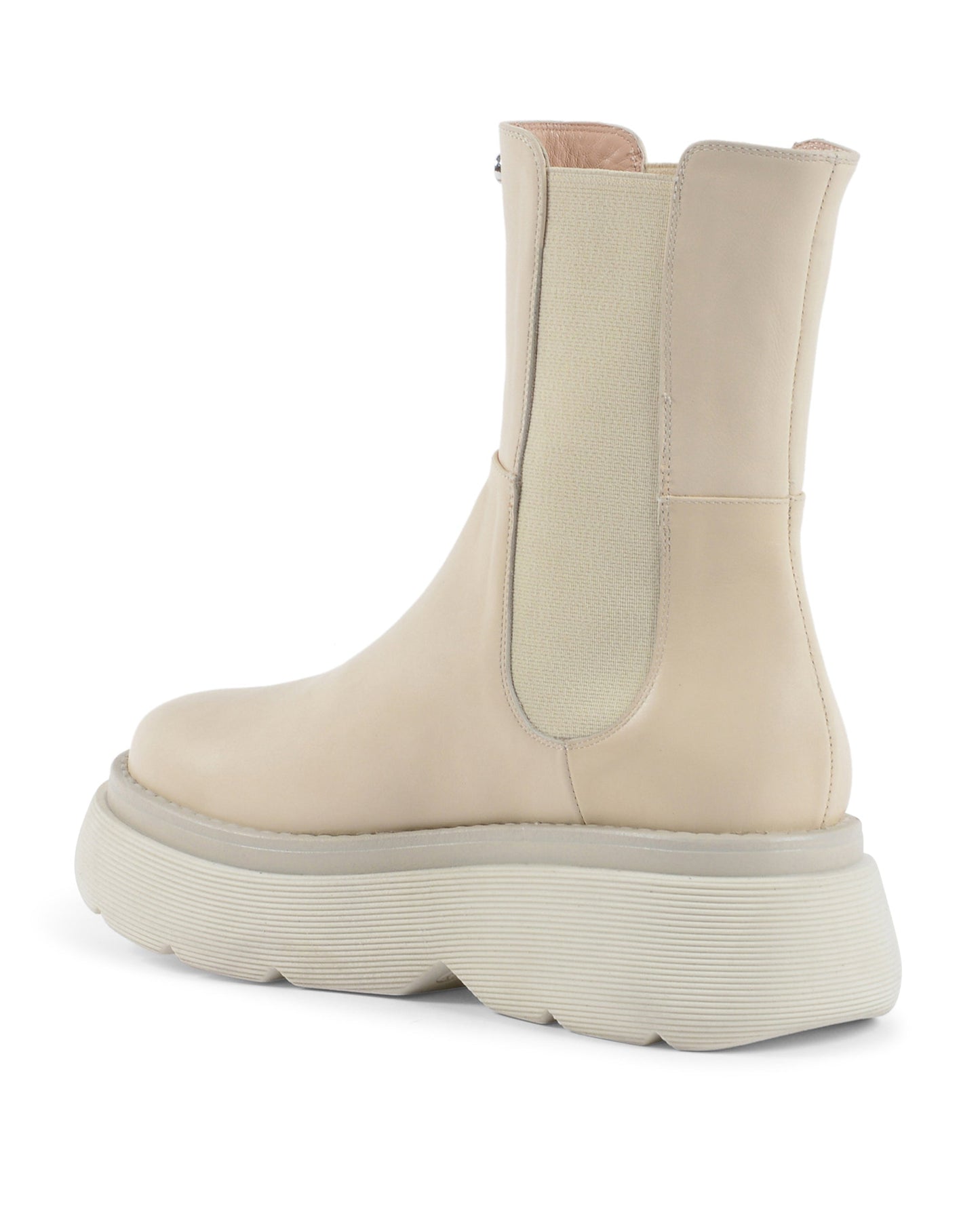 Dana - Short Boot Off White