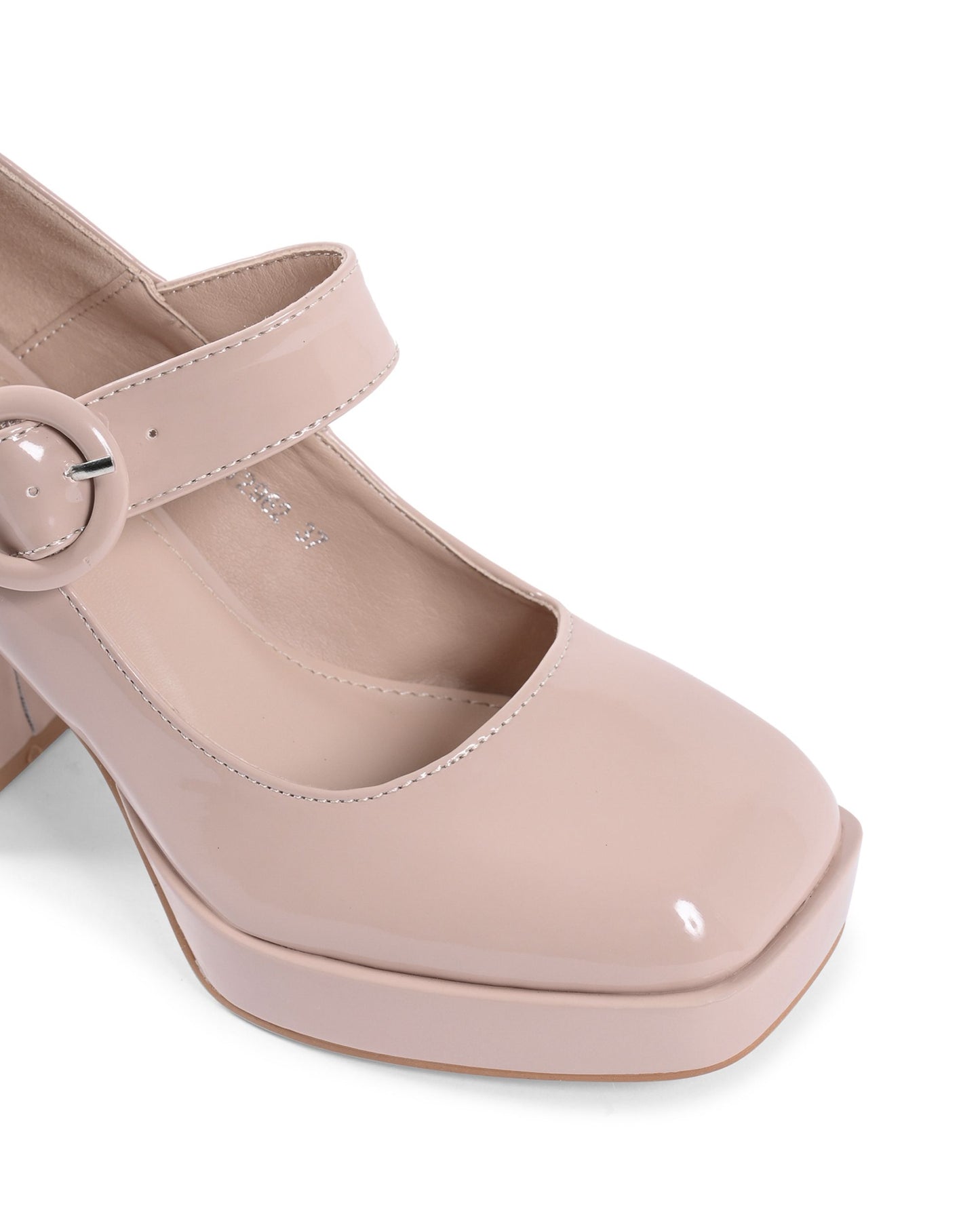 19V69 Italia Womens Mary Jane Pump Nude J2962 NUDE