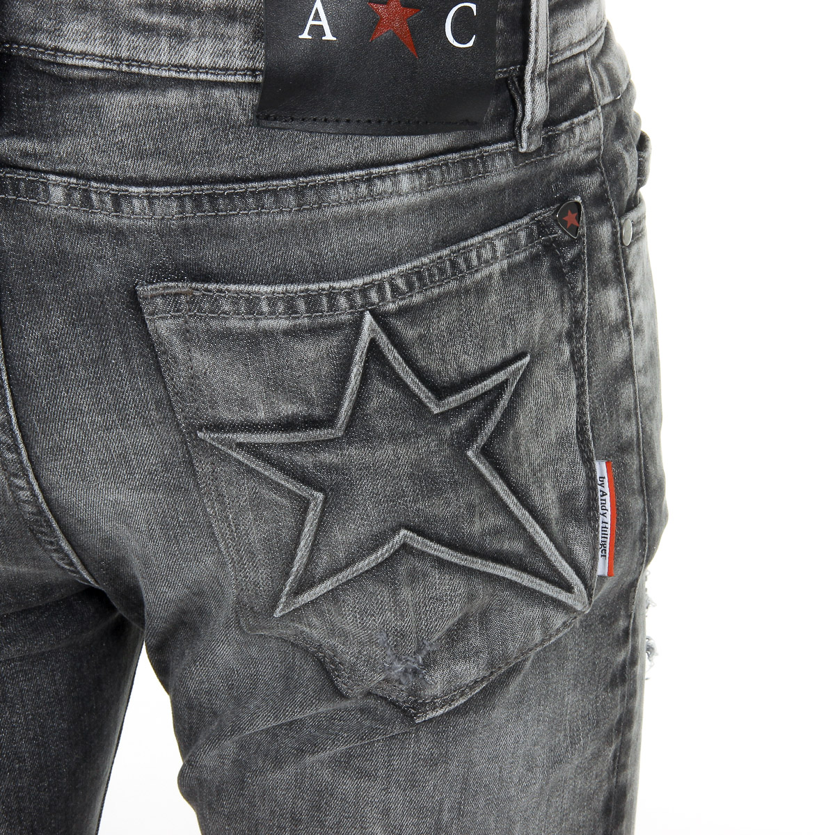 Andrew Charles Mens Jeans Dark Grey THOMAS