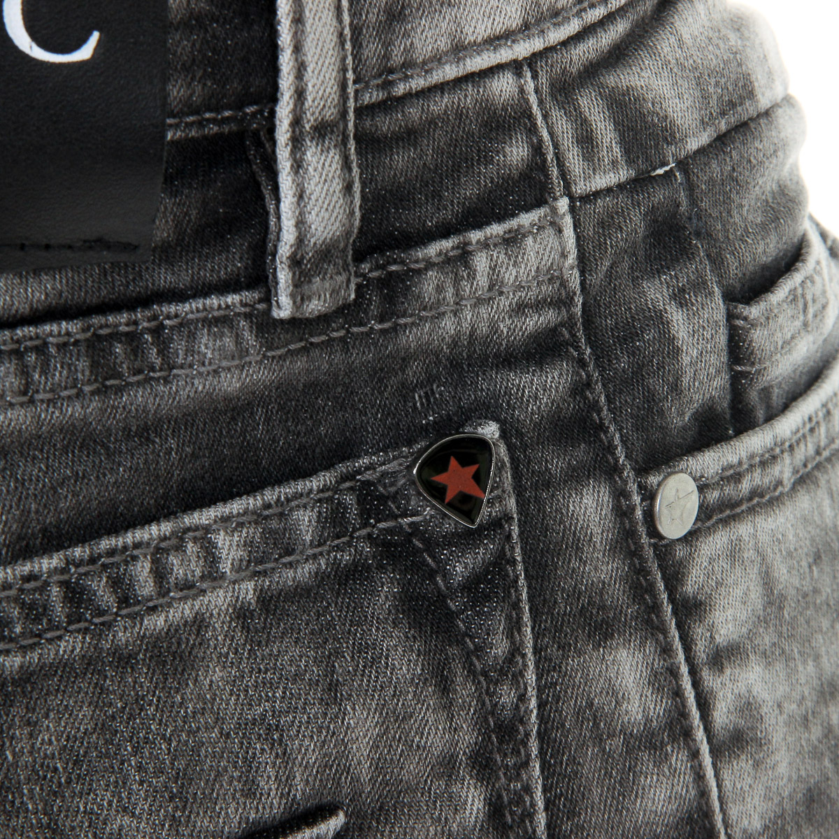 Andrew Charles Mens Jeans Dark Grey THOMAS