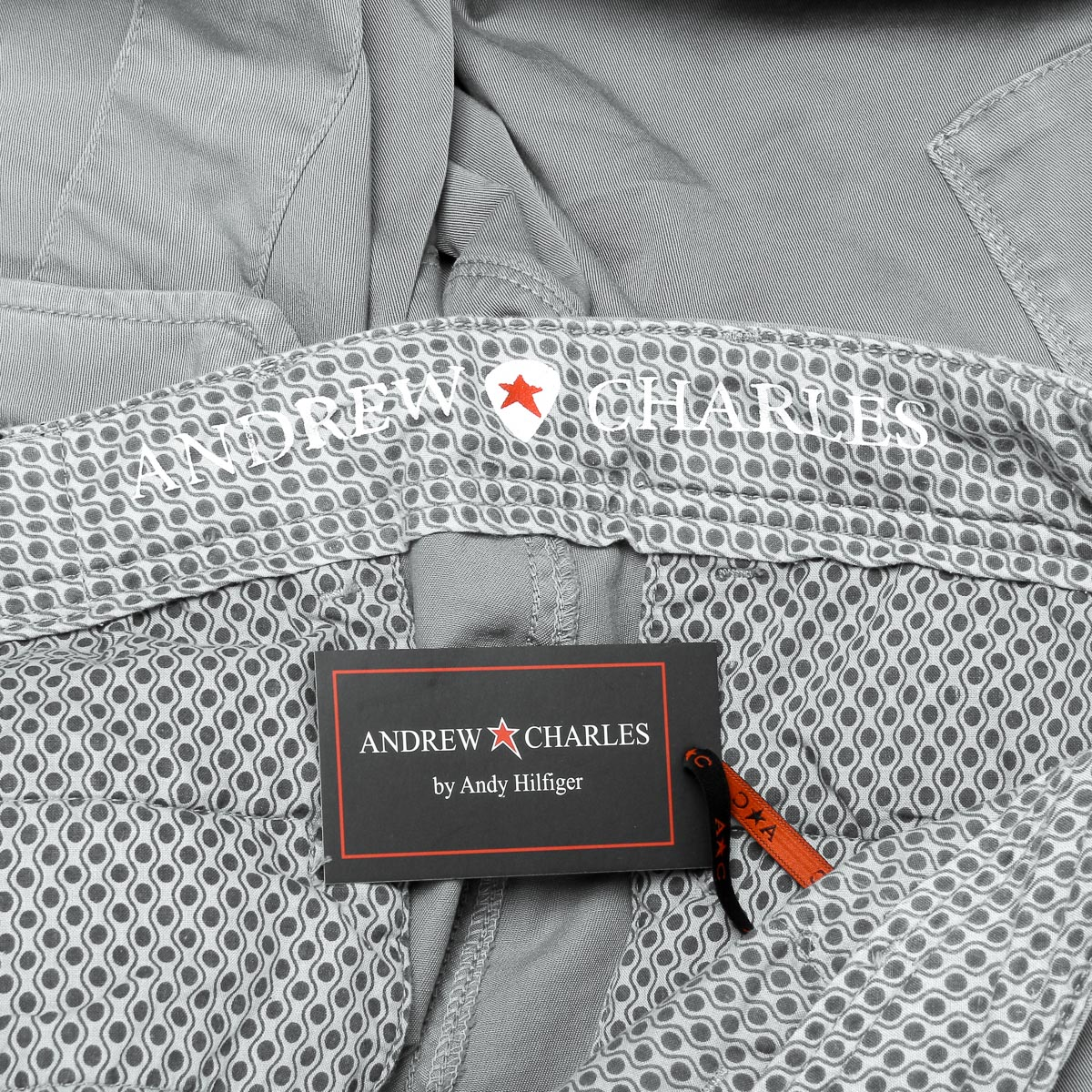 Andrew Charles Mens Shorts Light Grey JAKO