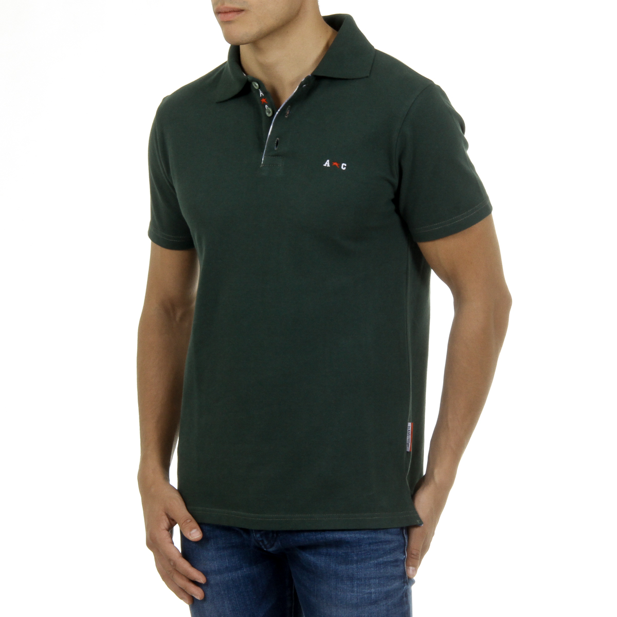 Andrew Charles Mens Polo Short Sleeves Green SEMELO