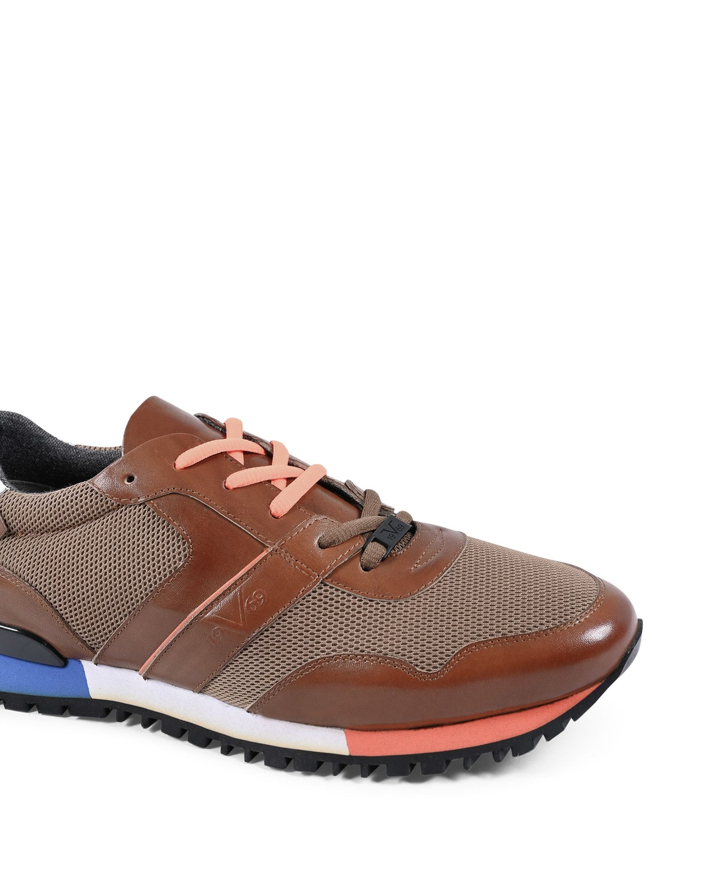 19V69 Italia Mens Sneaker Brown YO D392-2 TABACCO