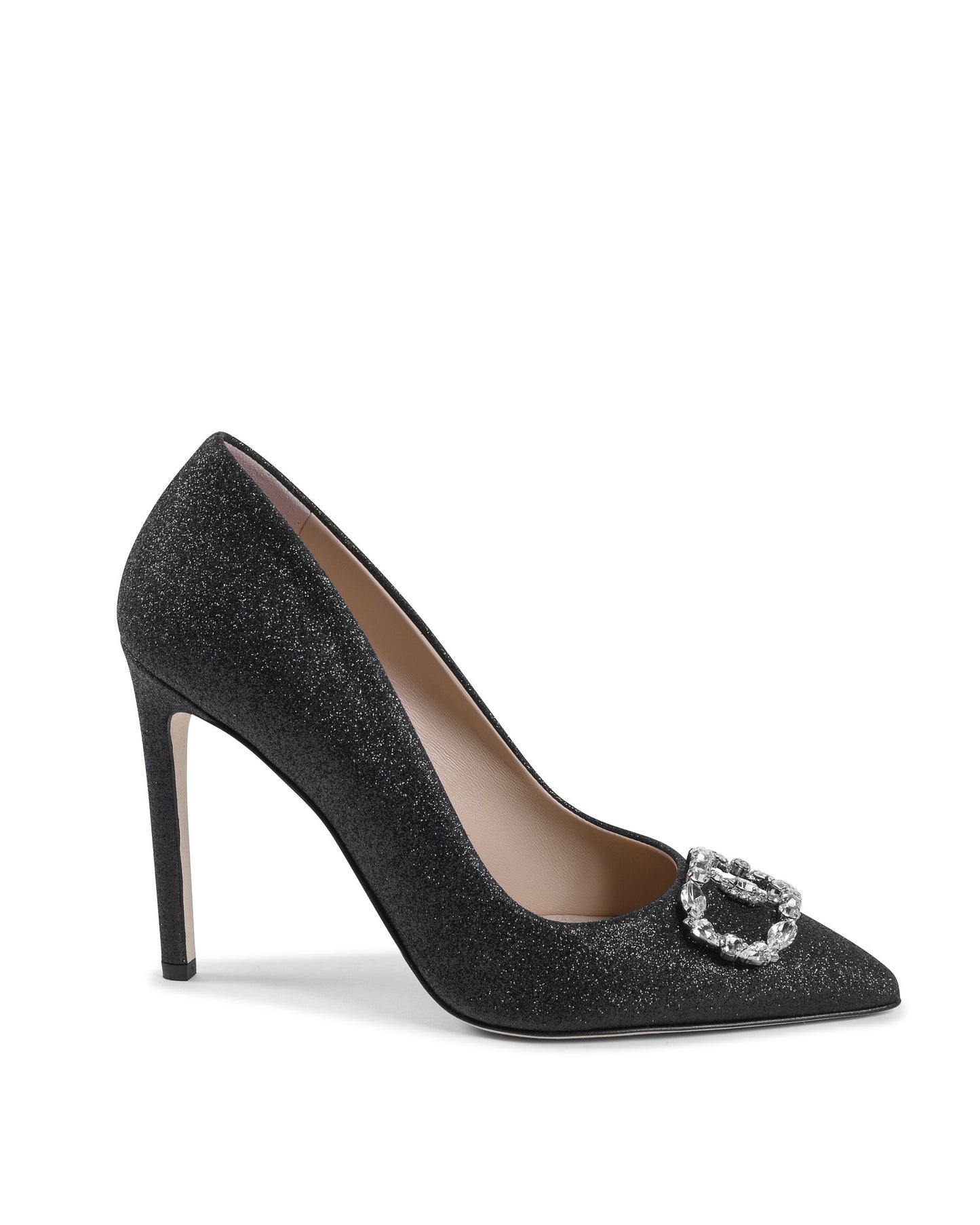 Cindarella Pump - Bright Black