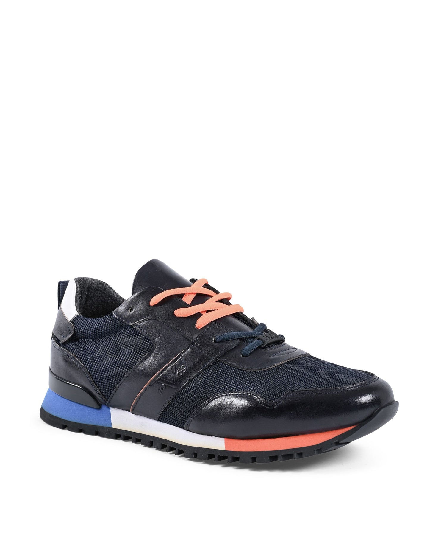 19V69 Italia Mens Sneaker Navy Blue YO D392-2 NAVY