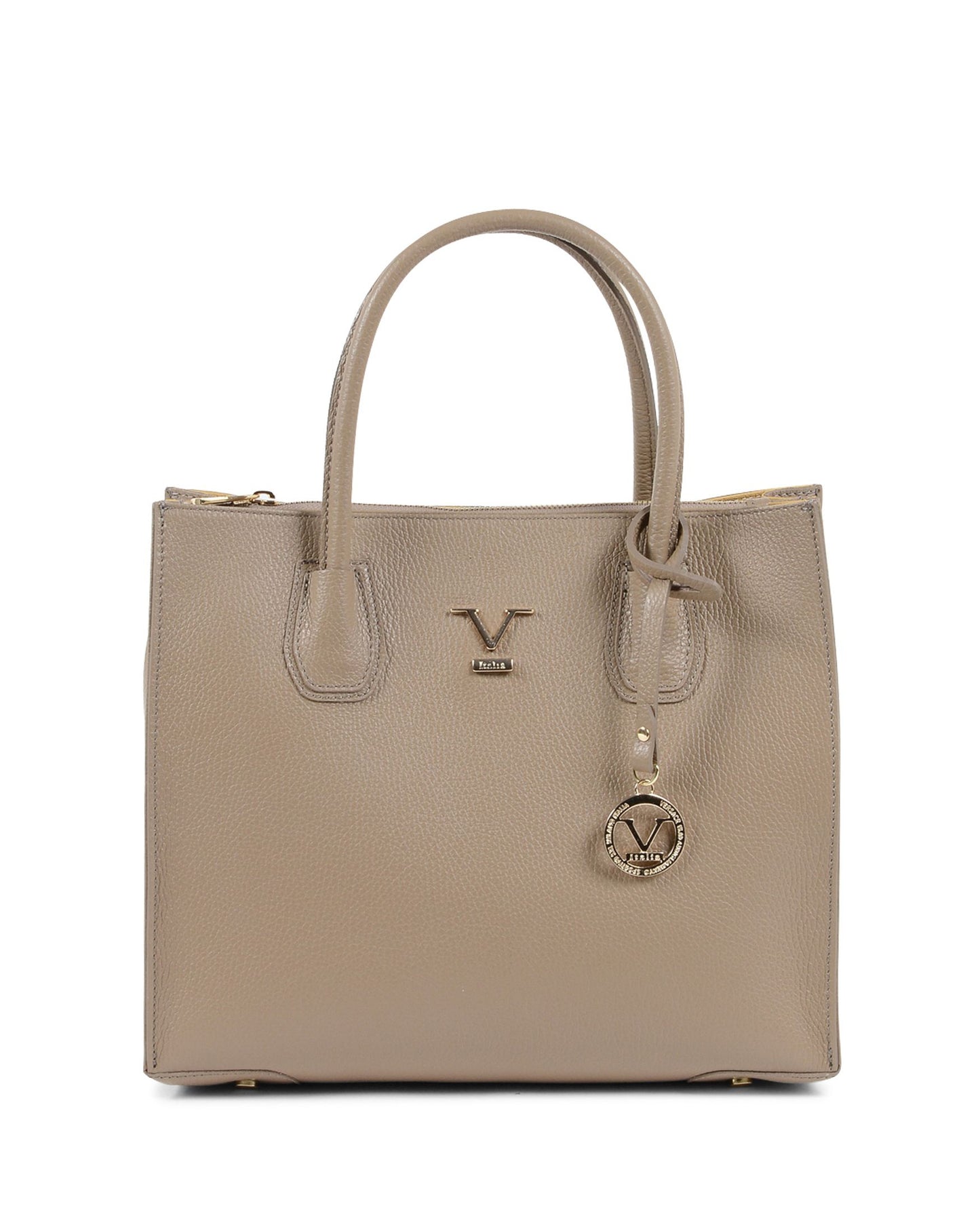 V Italia Womens Shoulder Bag Taupe BE10275 52 DOLLARO TAUPE