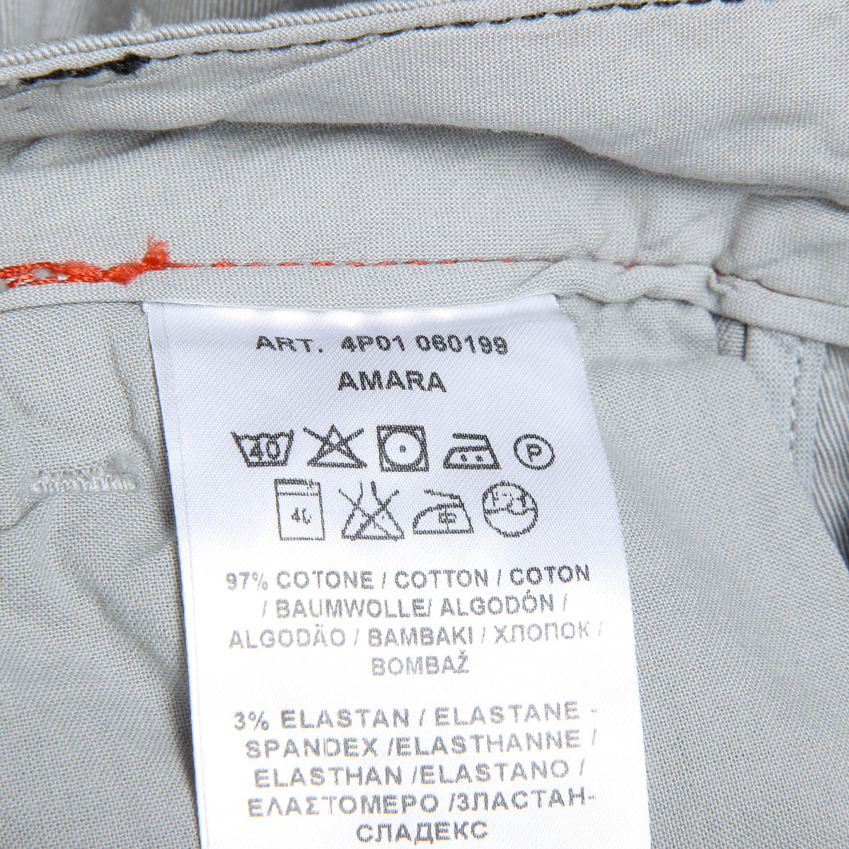Andrew Charles Mens Pants Light Grey AMARA