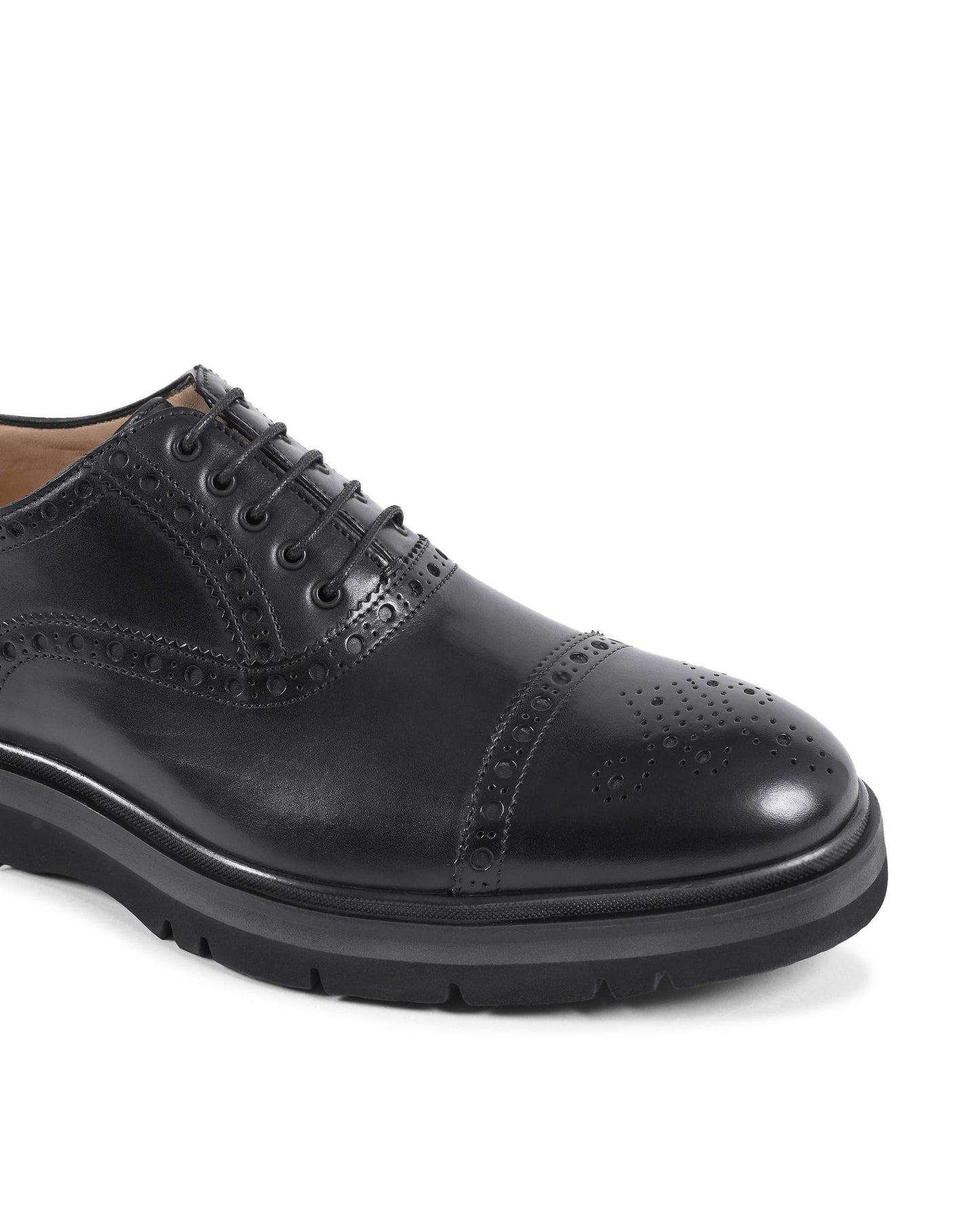 Dee Ocleppo Mens Brogue Shoes EB132 VITELLO NERO