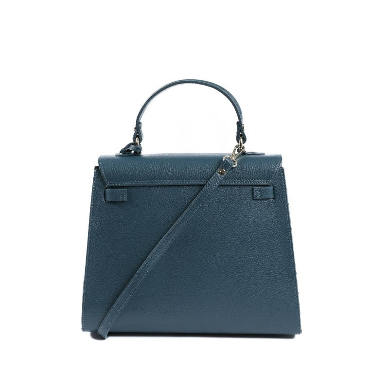 V Italia Womens Handbag Petrol BG12010 DOLLARO OTTANO