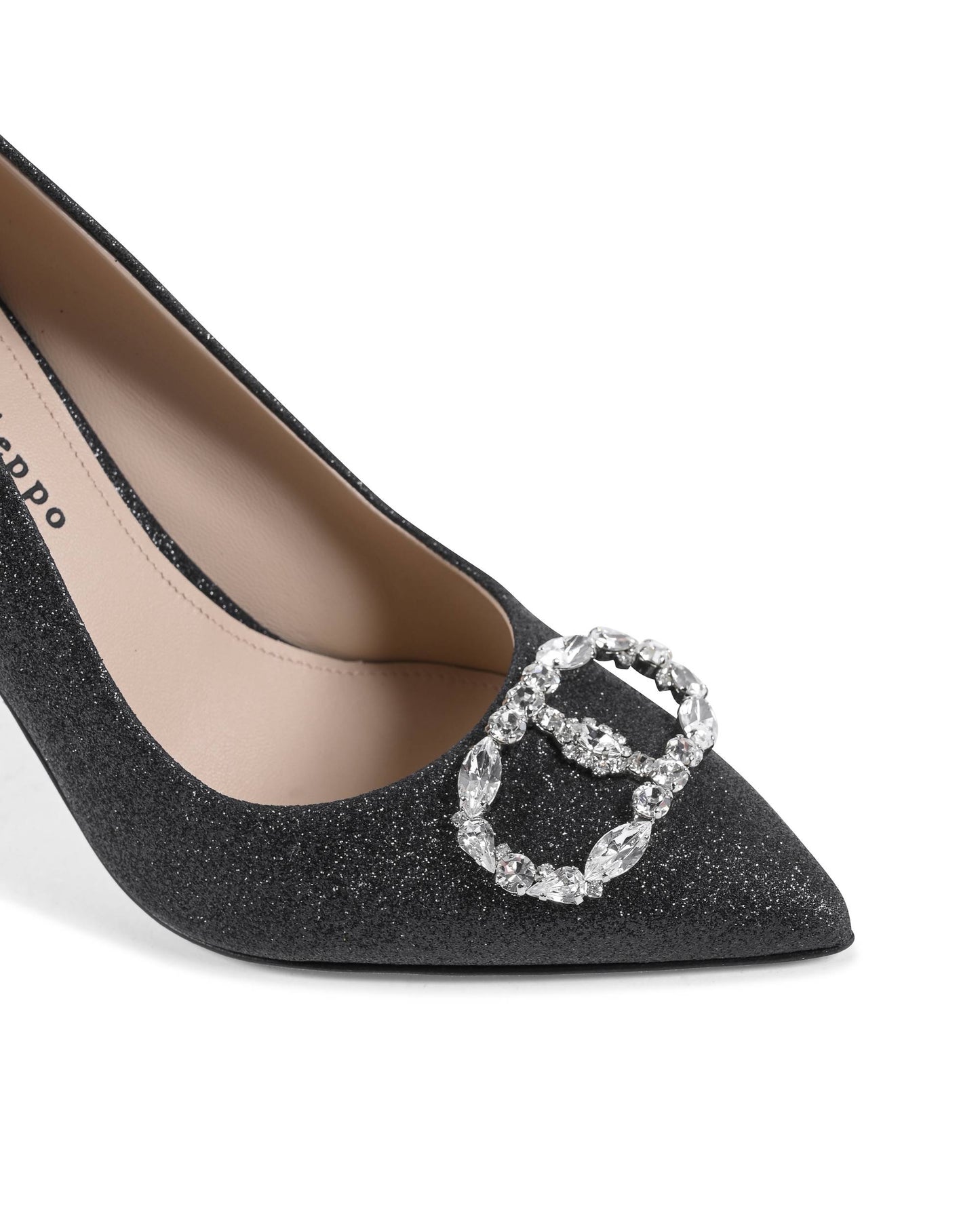 Cindarella Pump - Bright Black