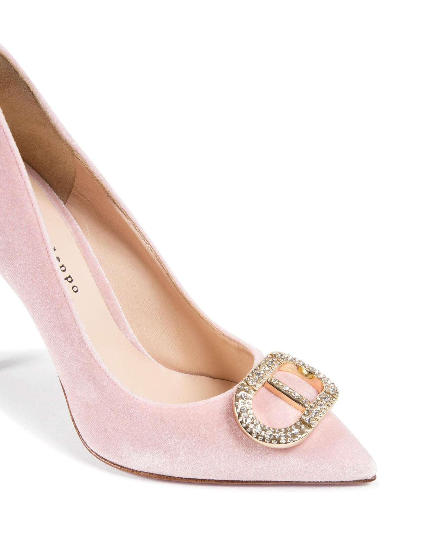 Cindarella Velvet Pump Light Pink