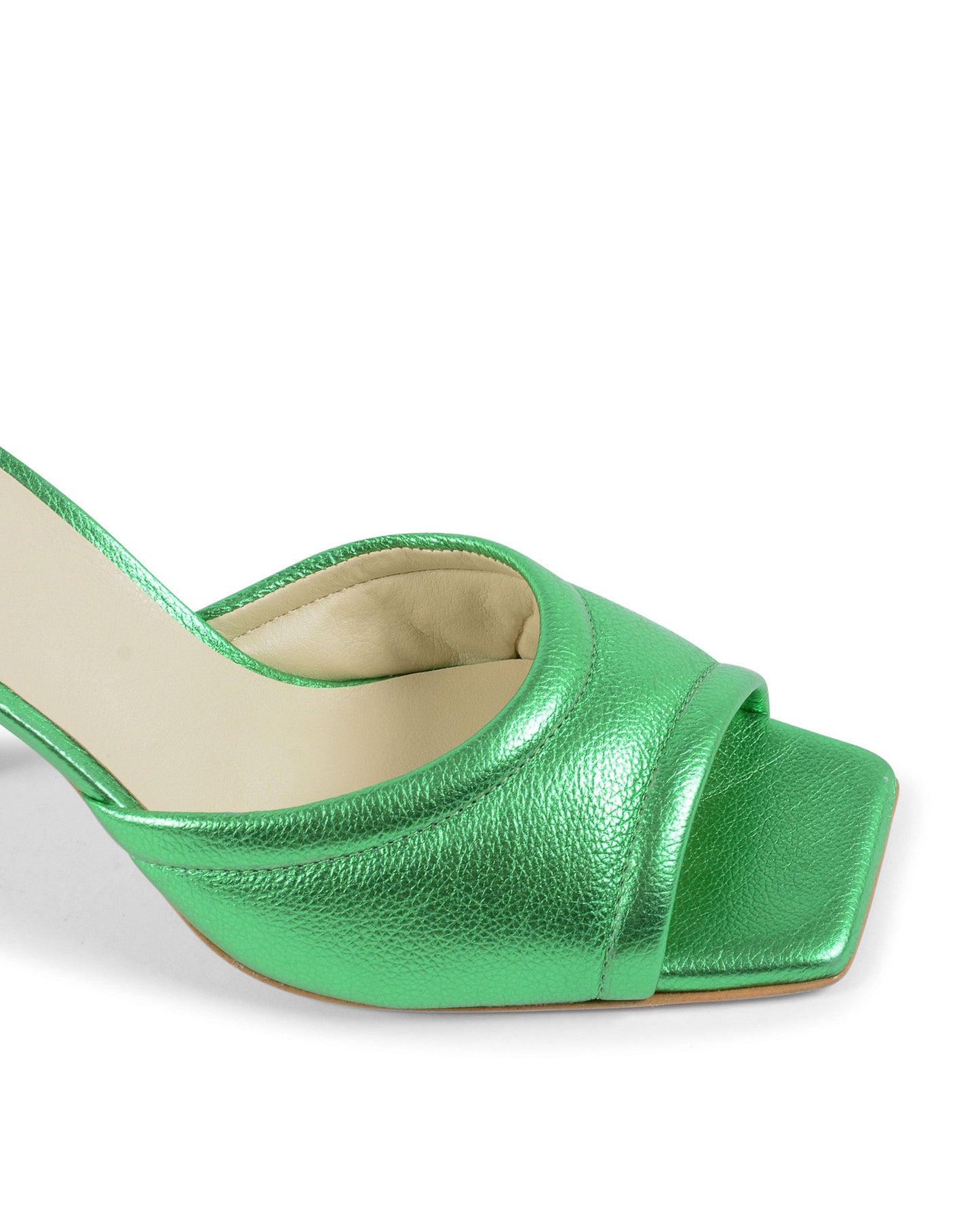 19V69 Italia Womens Sandal Green SIMONA VIT. BOT. VERDE LAME'