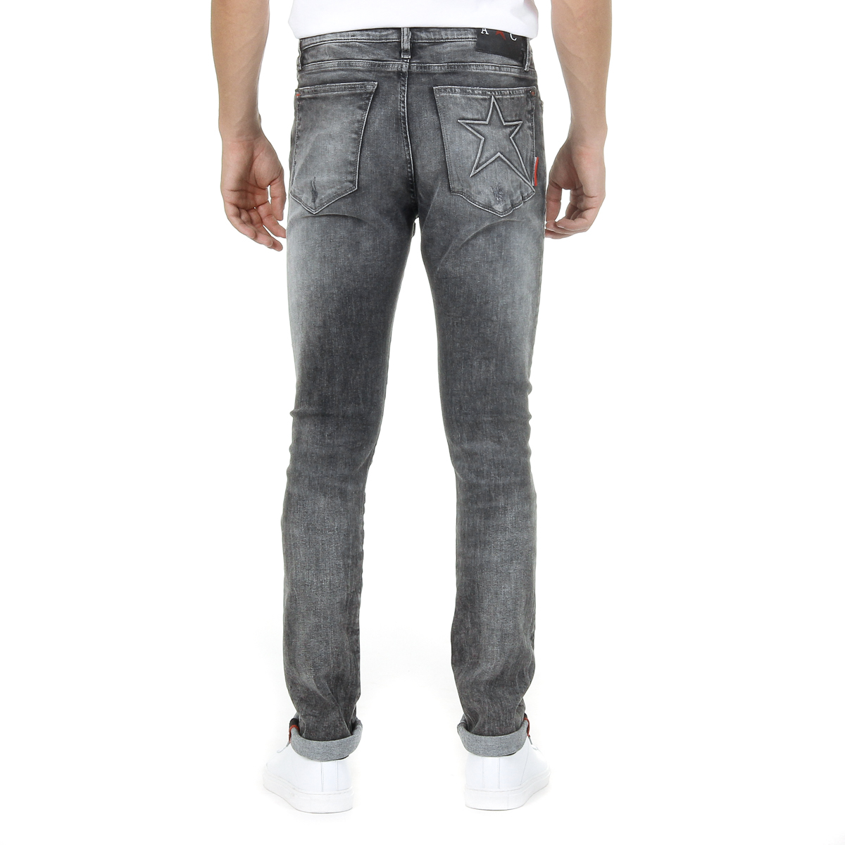 Andrew Charles Mens Jeans Dark Grey THOMAS
