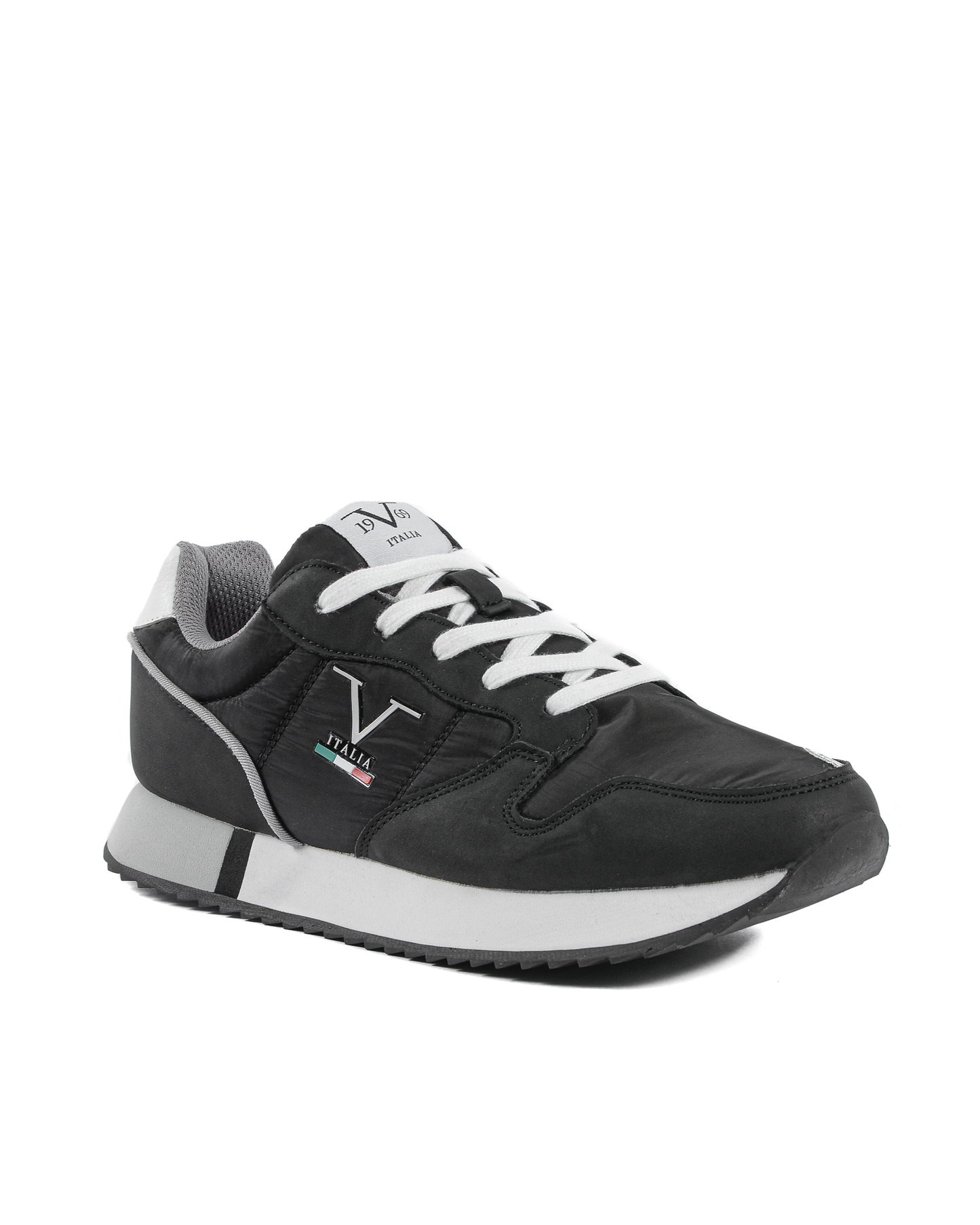 19V69 Italia Mens Sneaker Black VI21SC0003 BLACK BLACK