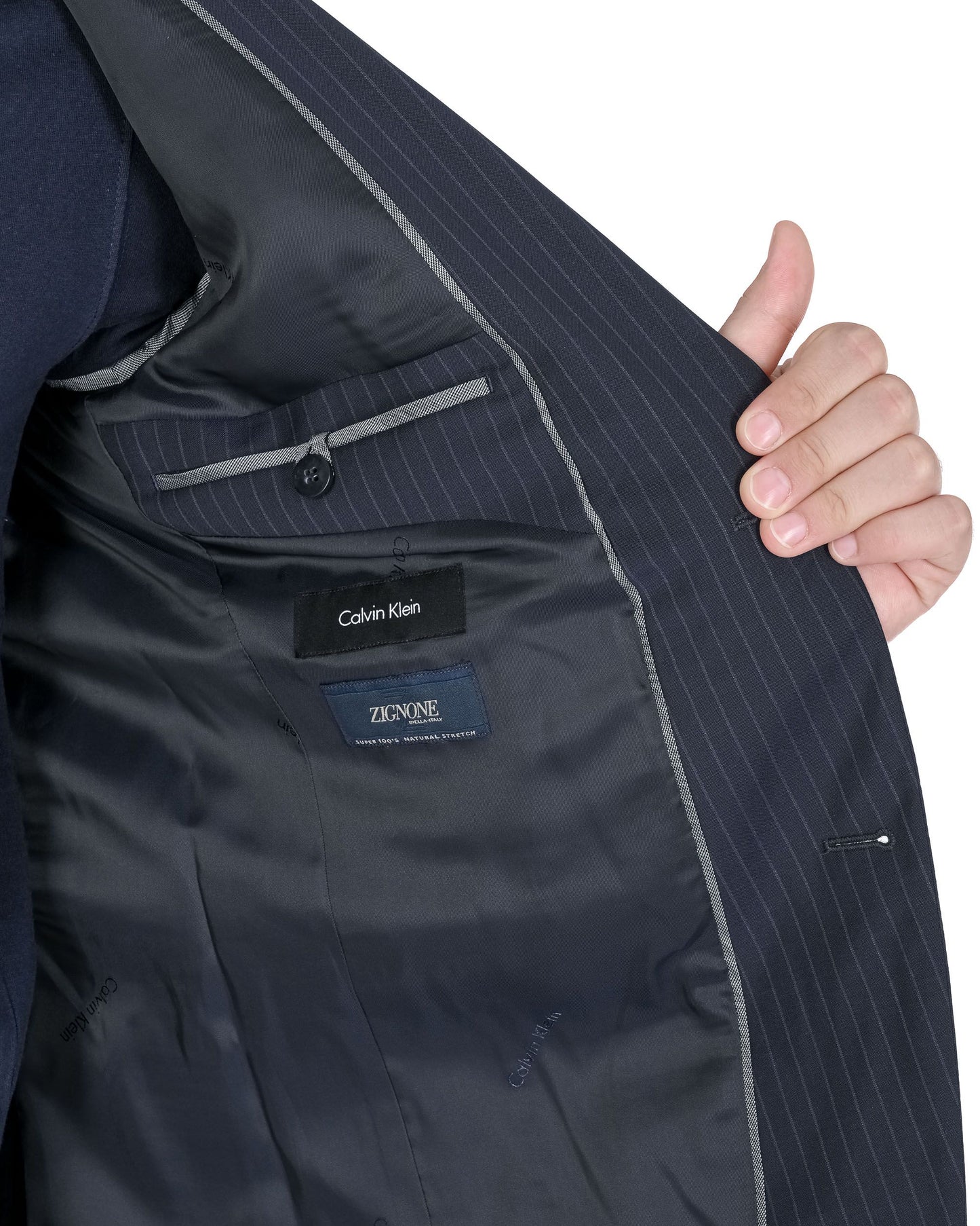 Calvin Klein Mens Blazer Blue K10K102115478