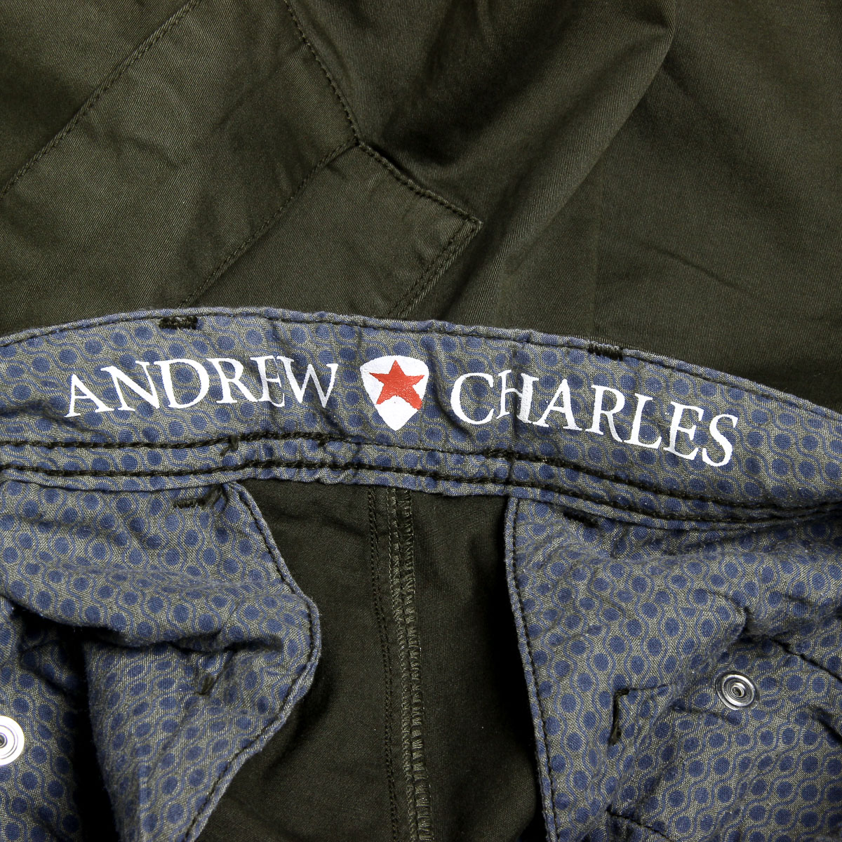 Andrew Charles Mens Shorts Green JAKO