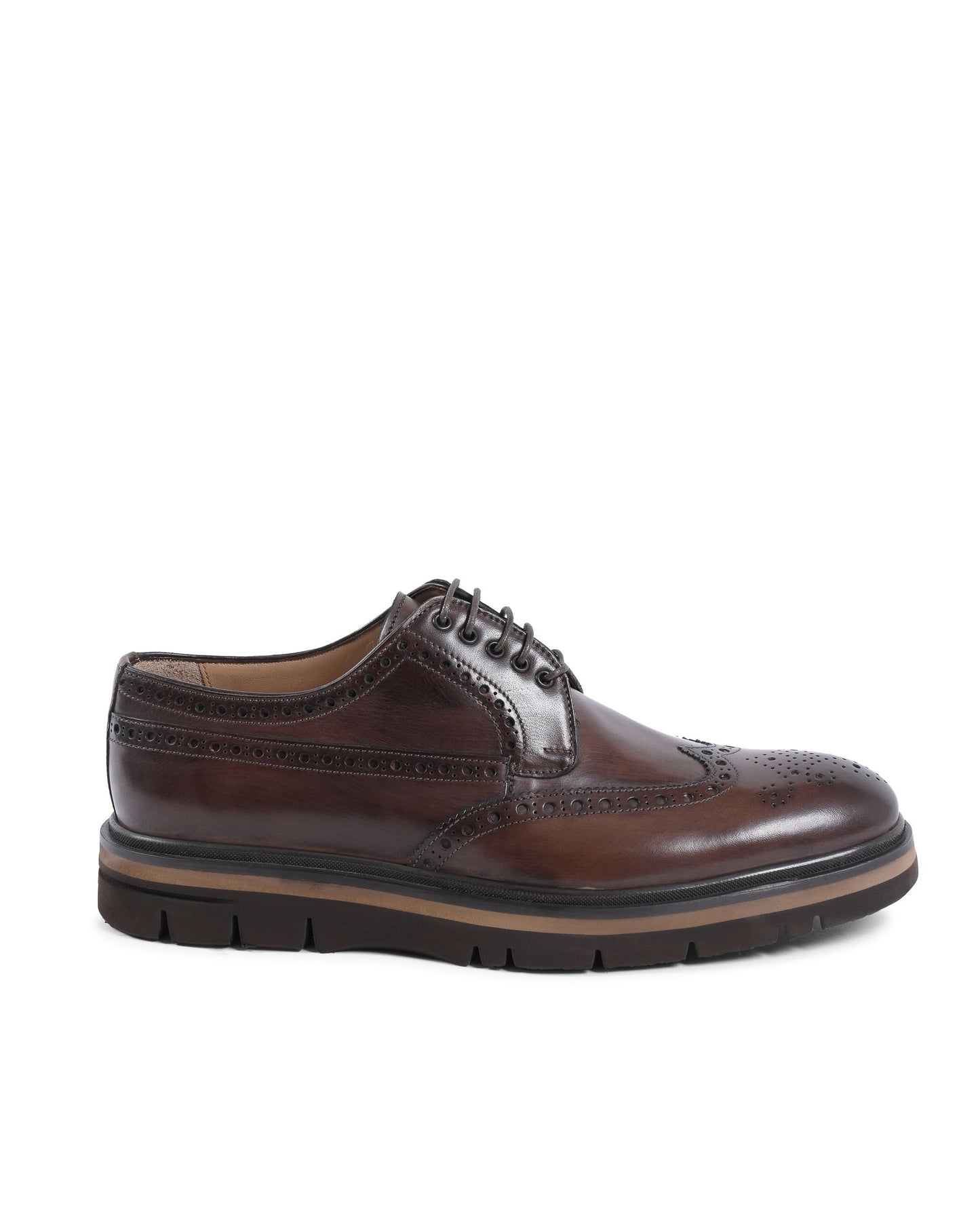 Dee Ocleppo Mens Brogue Shoes EB138 VITELLO CACAO
