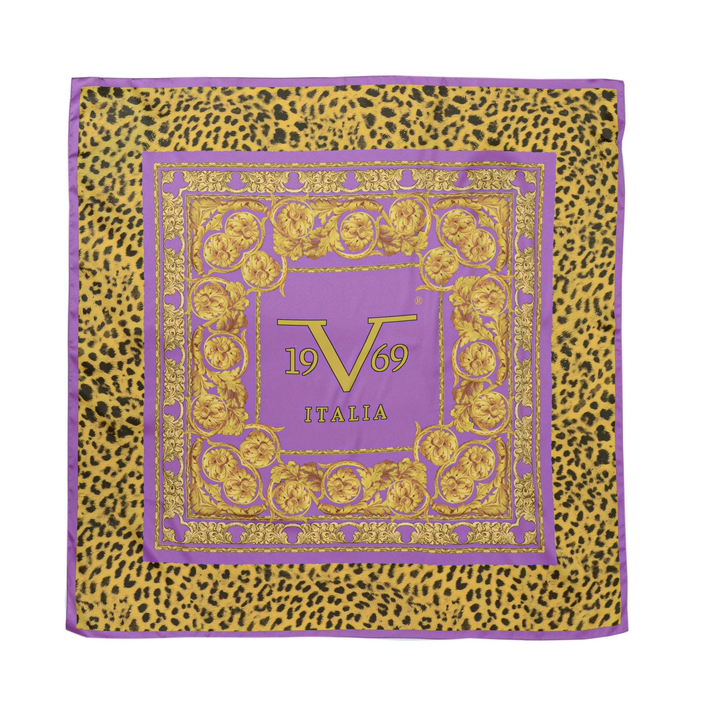 19V69 Italia Womens Foulard Multicolor ANIMALIER BAROCCO V02
