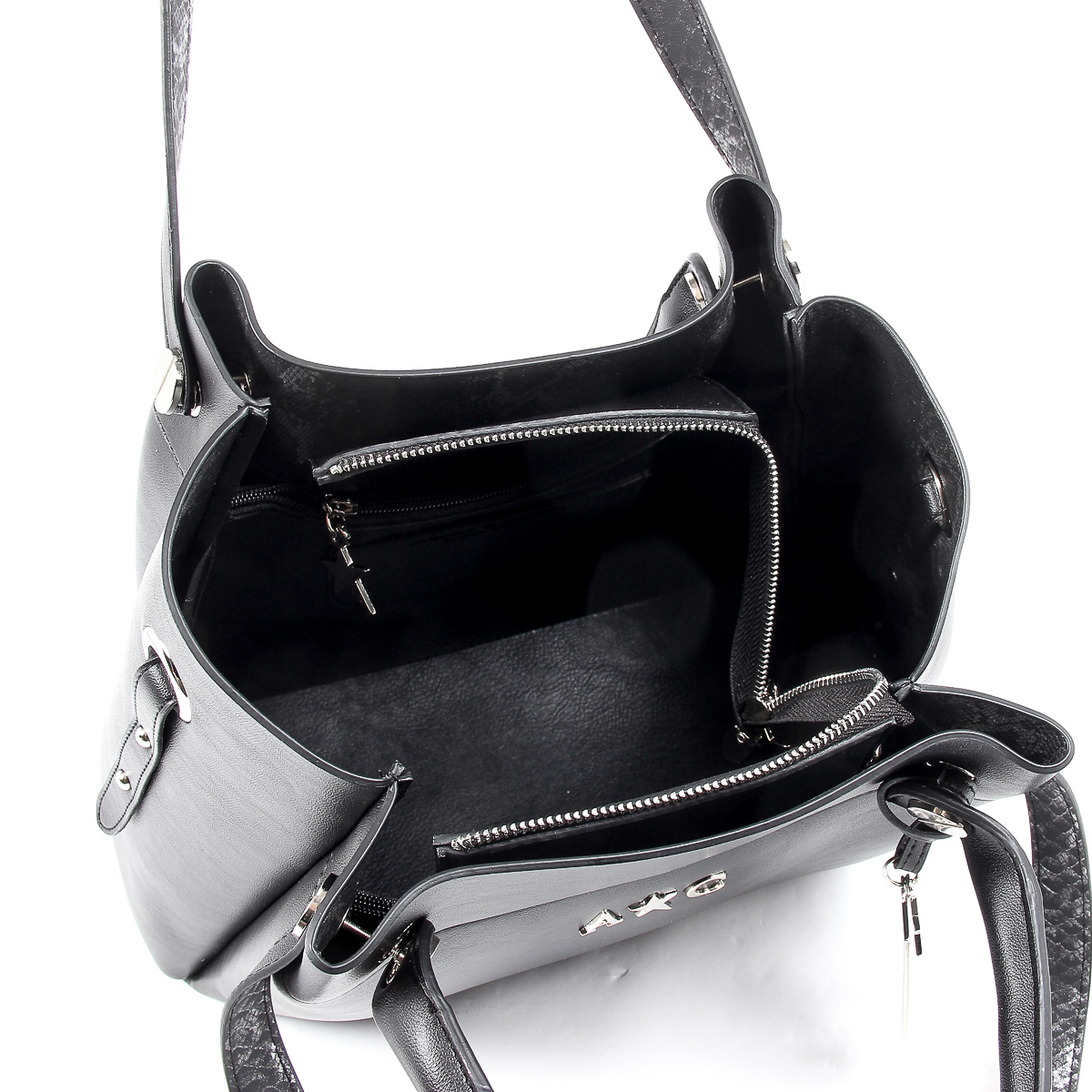 Andrew Charles Womens Handbag Black MARISSA