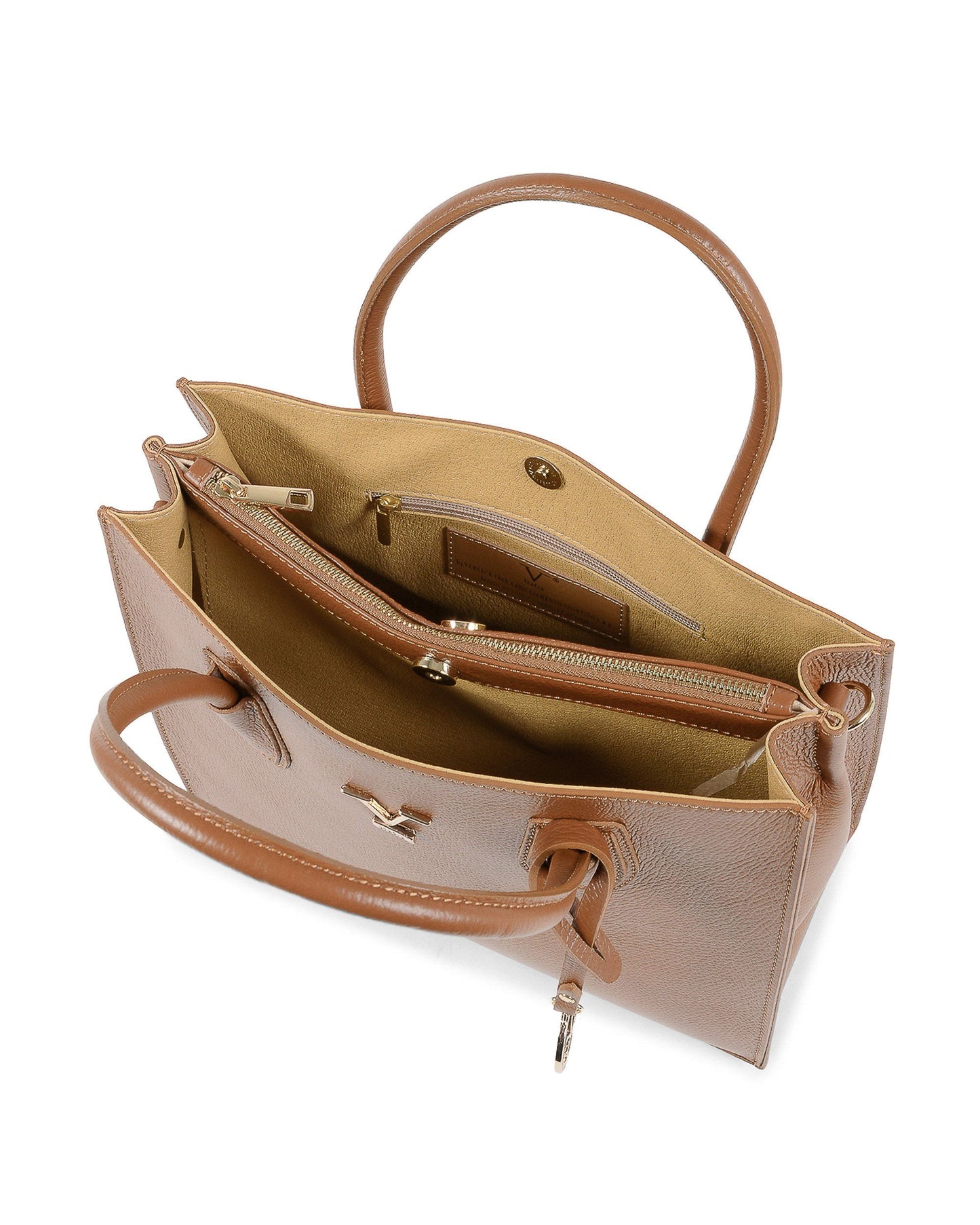 V Italia Womens Handbag BE10275 52 DOLLARO CARAMELLO