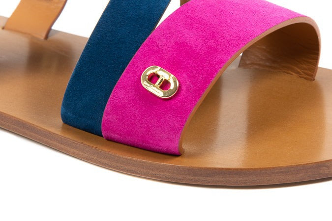 Do Anything Sandal Fuxia & Blue