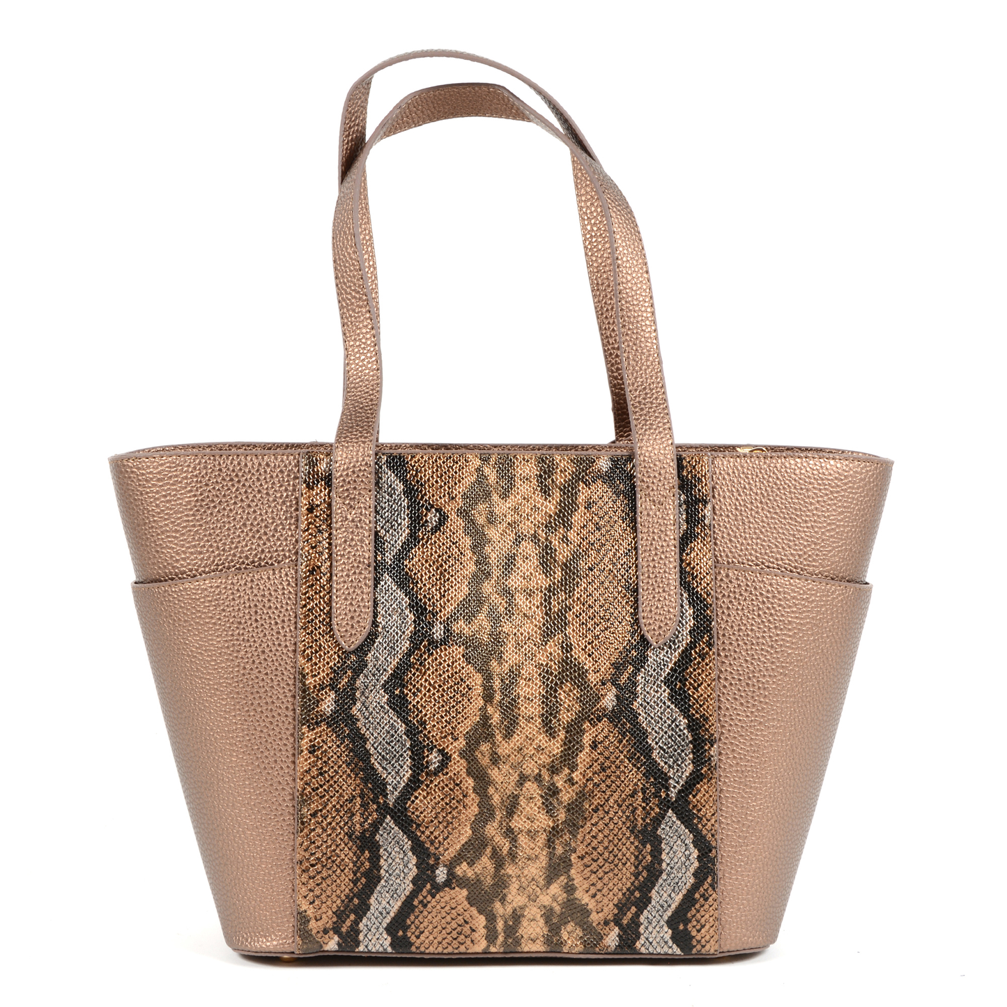 19V69 Italia Womens Handbag Bronze 8005 PYTHON BRONZE