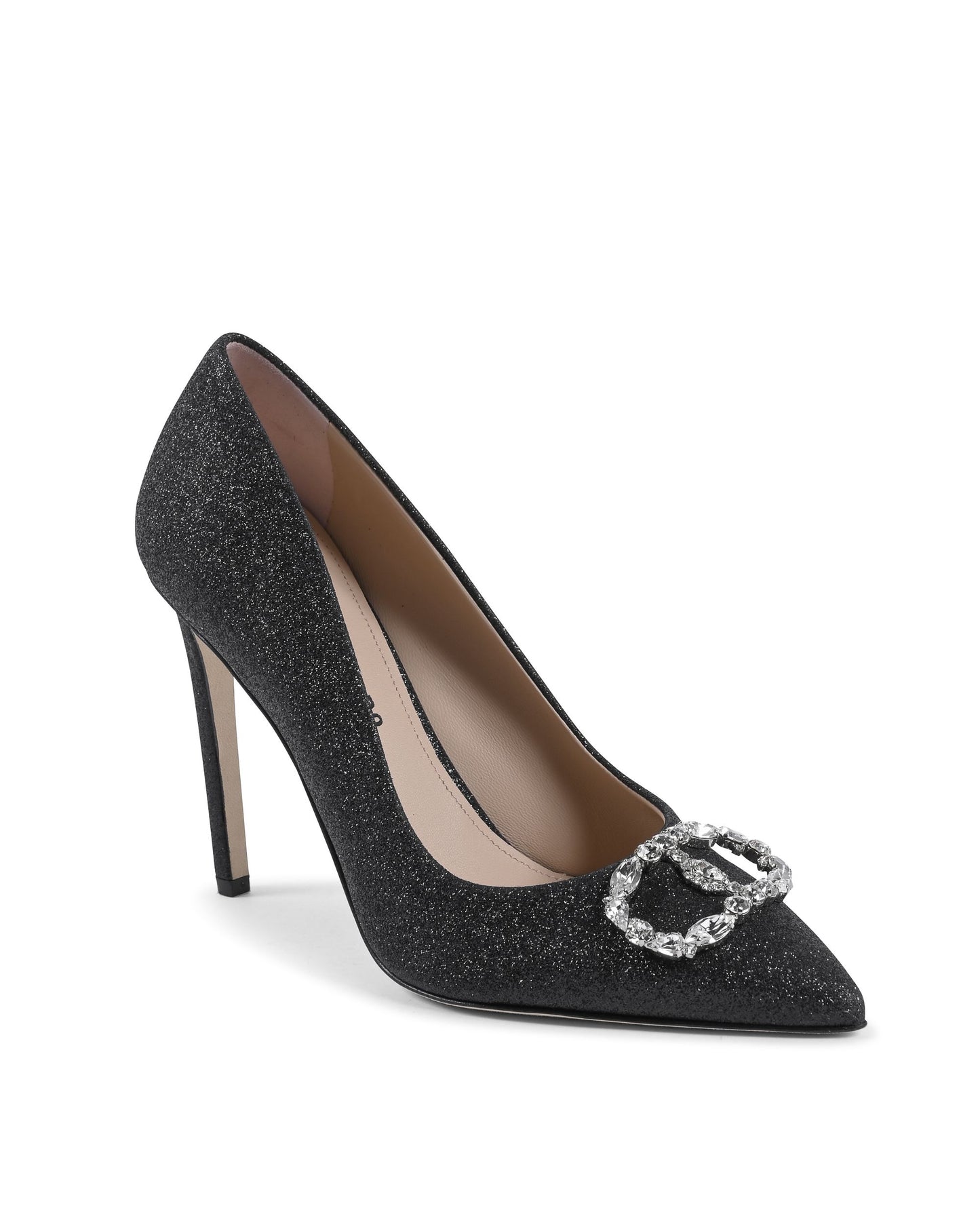 Cindarella Pump - Bright Black