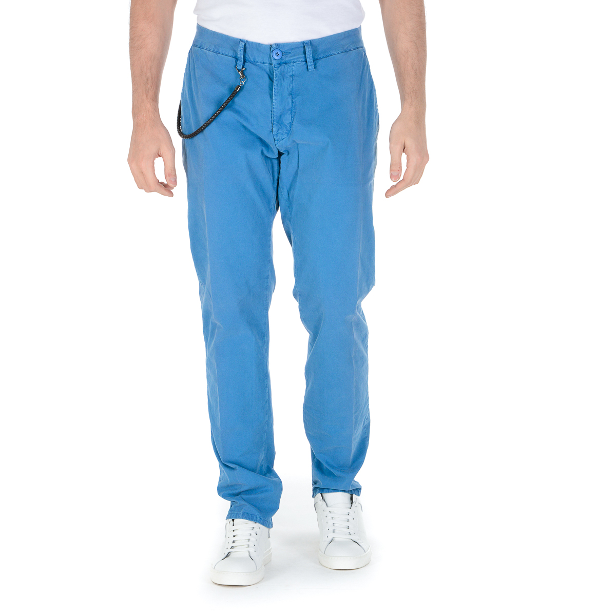 Modfitters Mens Pants Light Blue COMFORT MASSAUA
