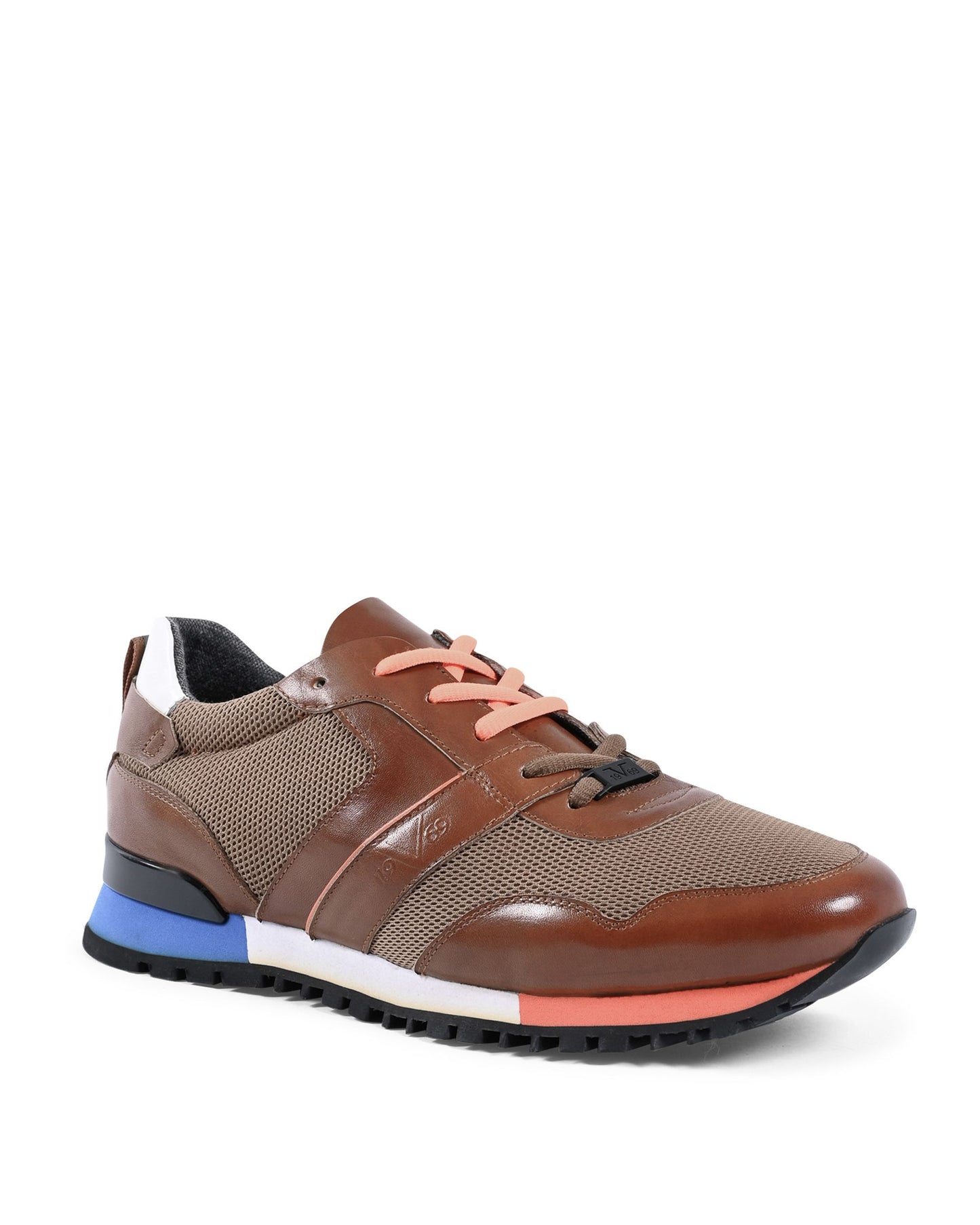 19V69 Italia Mens Sneaker Brown YO D392-2 TABACCO