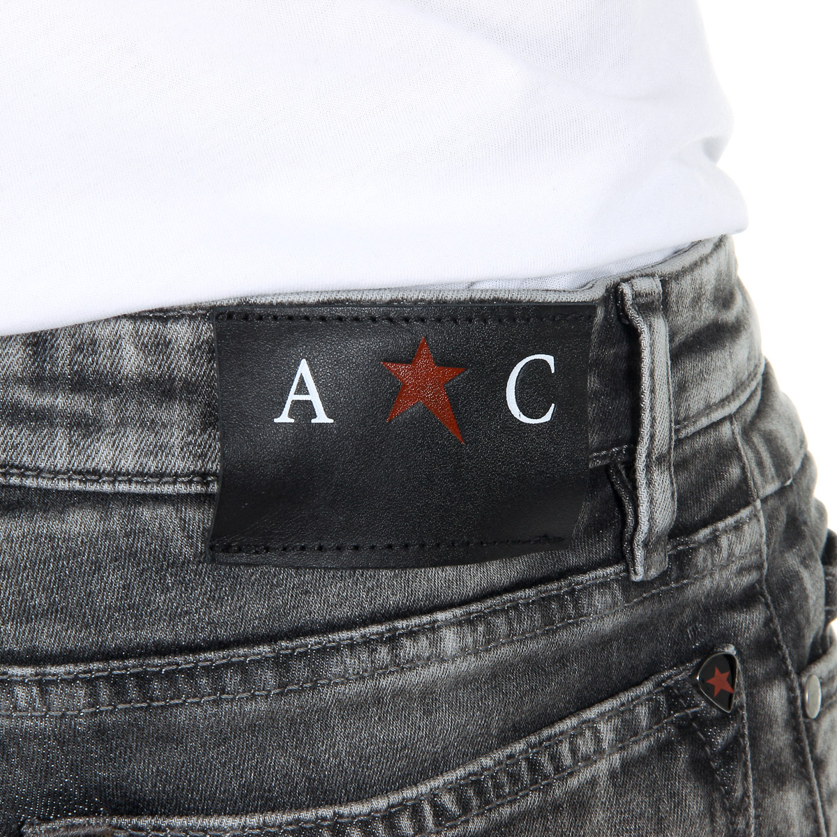 Andrew Charles Mens Jeans Dark Grey THOMAS