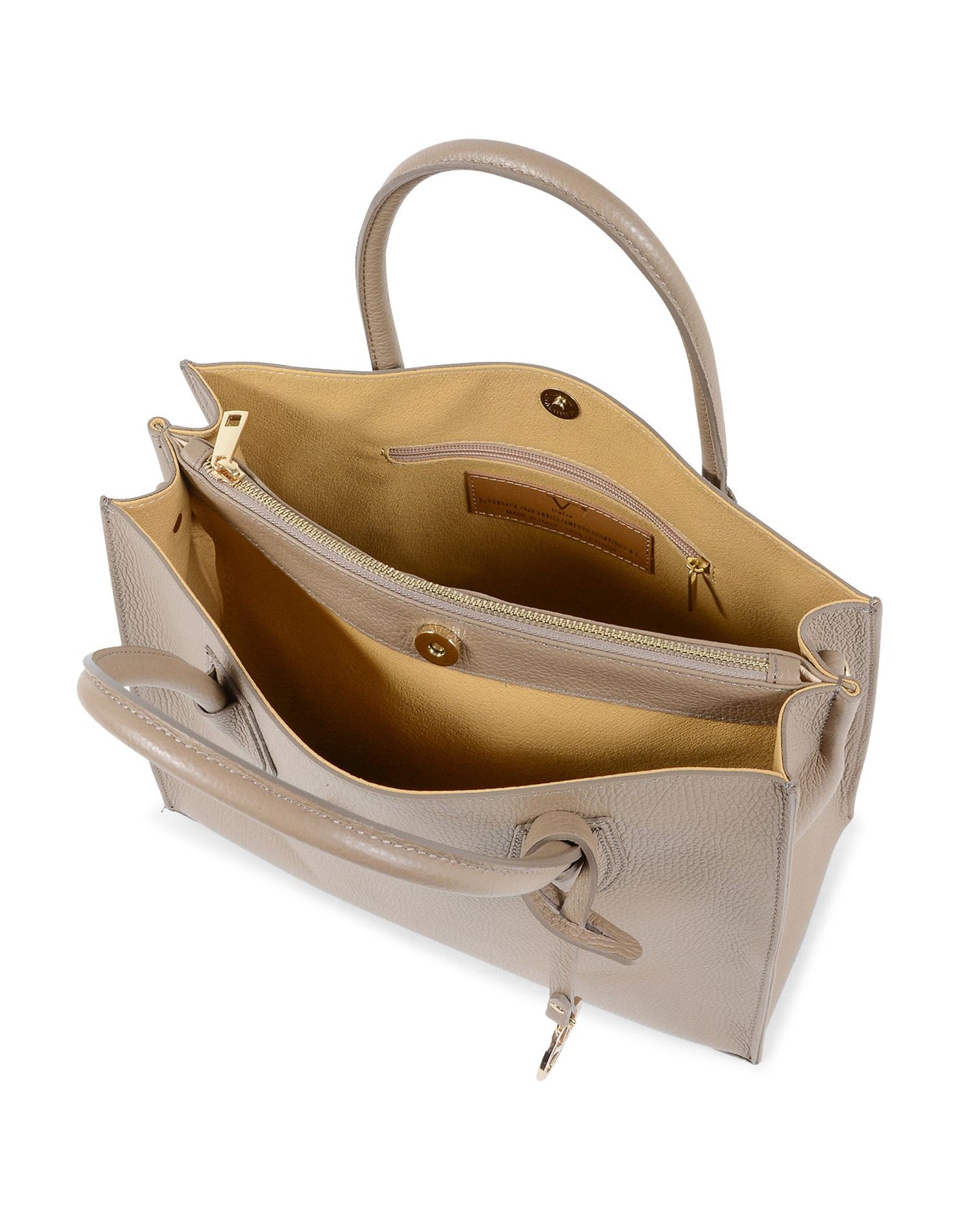 V Italia Womens Shoulder Bag Taupe BE10275 52 DOLLARO TAUPE
