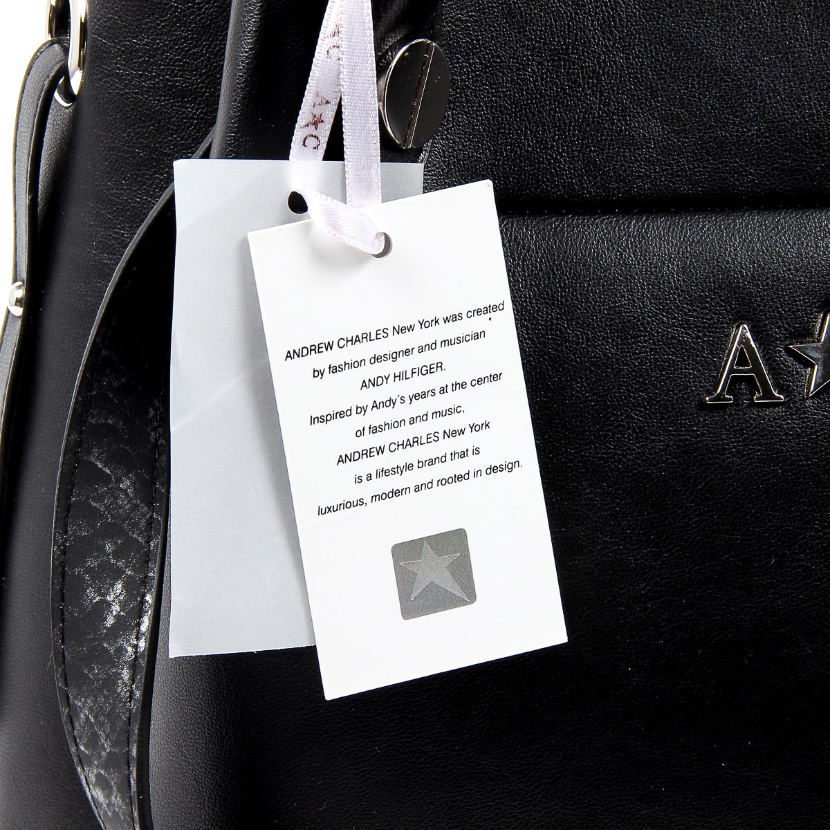 Andrew Charles Womens Handbag Black MARISSA