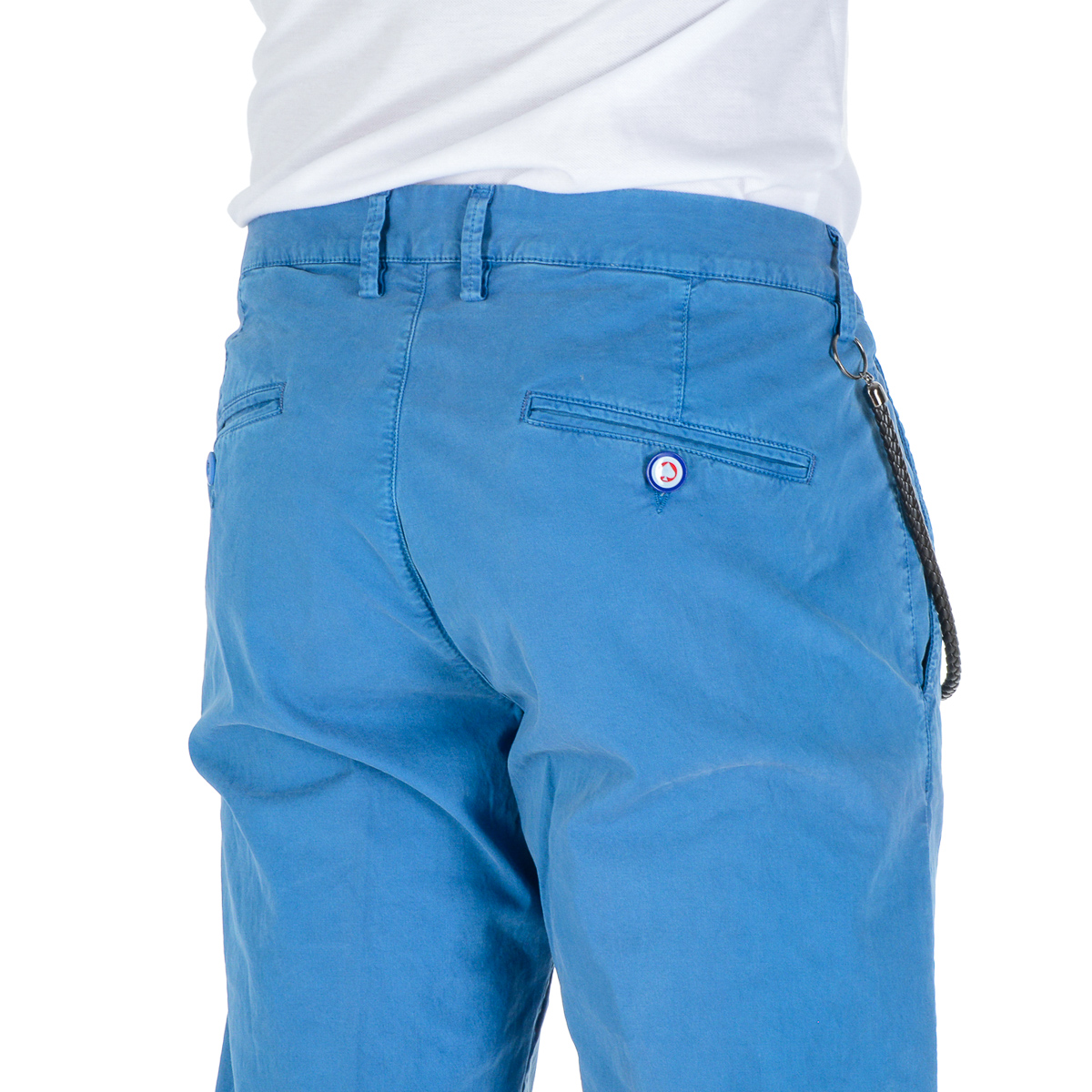 Modfitters Mens Pants Light Blue COMFORT MASSAUA
