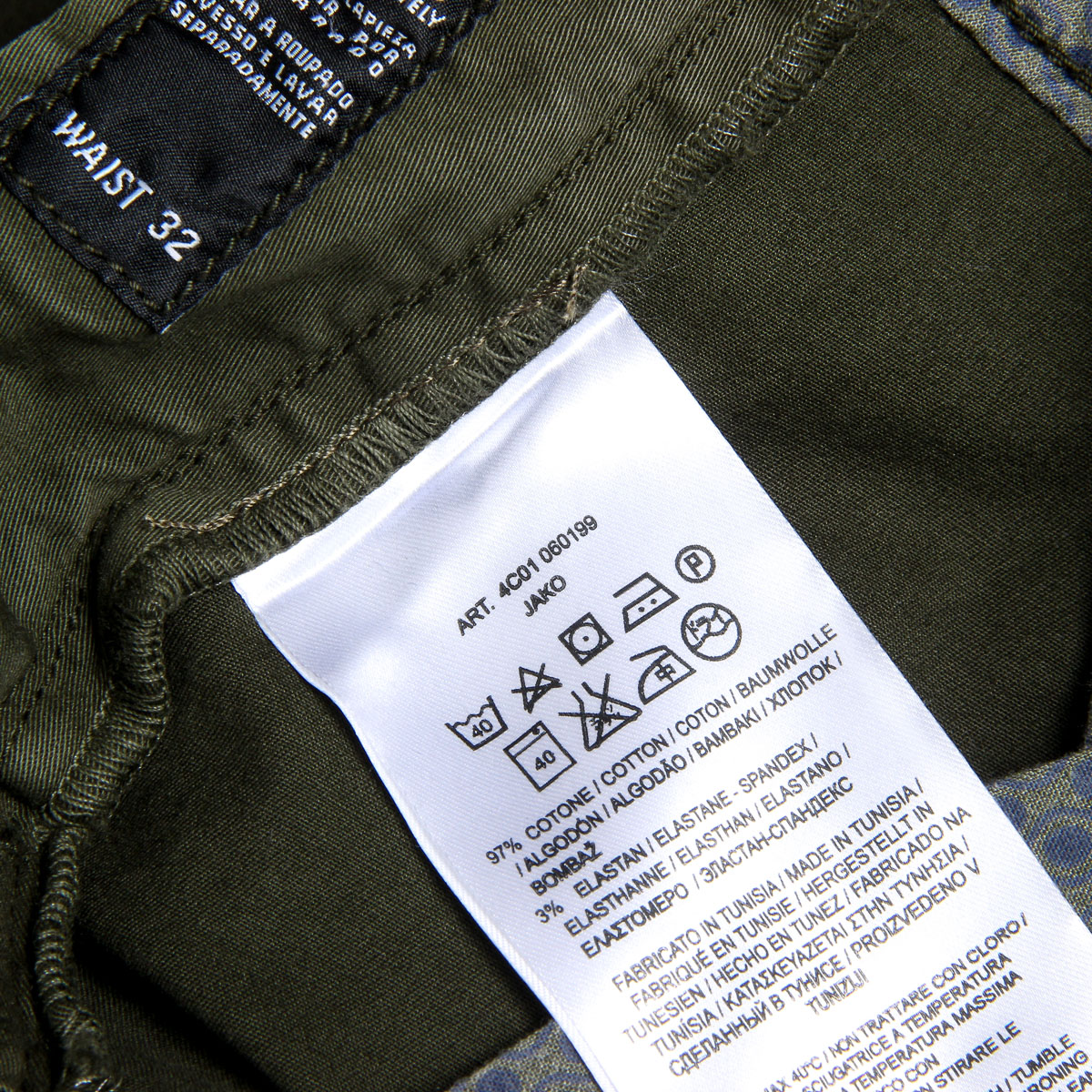 Andrew Charles Mens Shorts Green JAKO