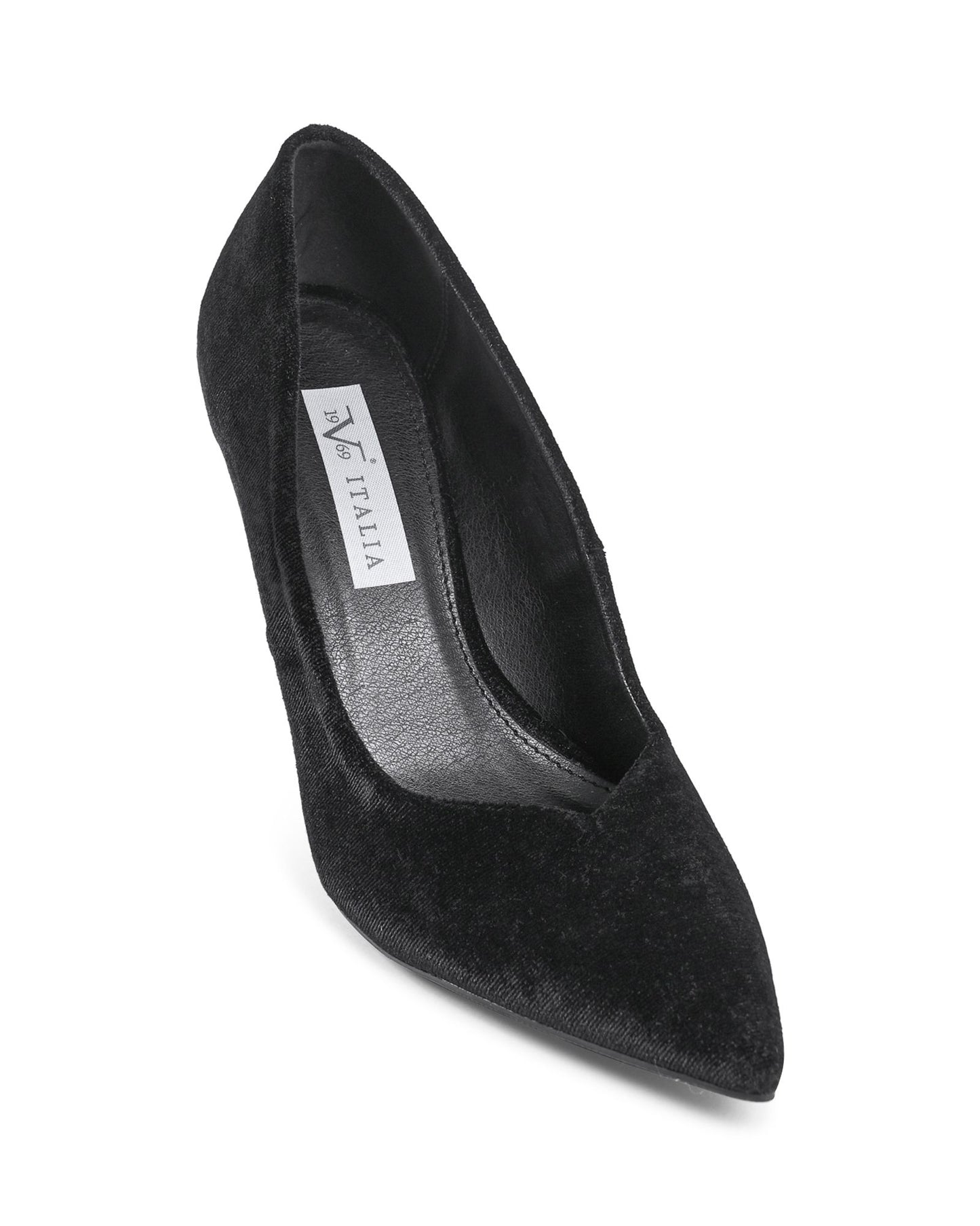 19V69 Italia Womens Pump Black HF091 NERO