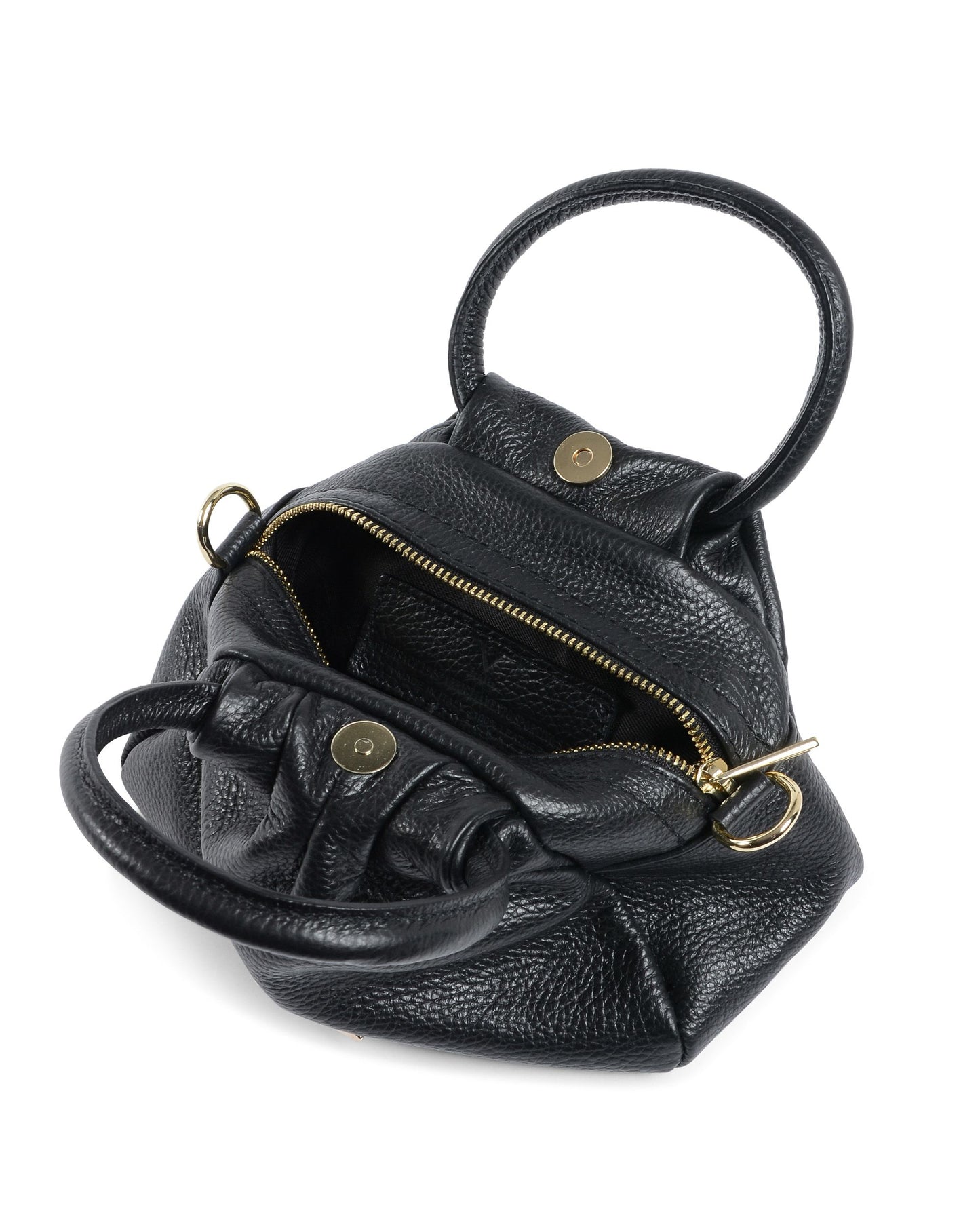V Italia Womens Mini Bag Black 10311 DOLLARO NERO
