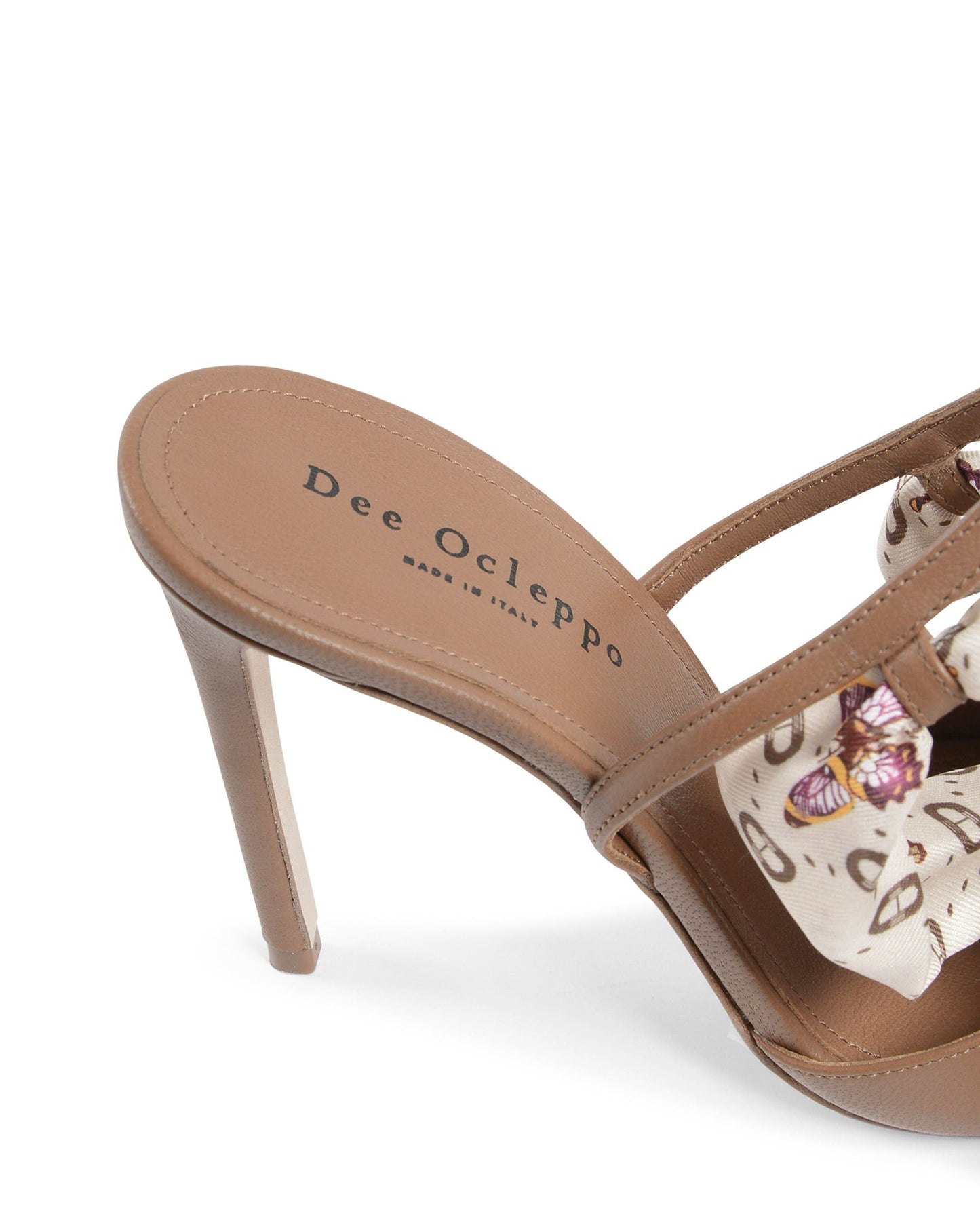 Evelyn Silk Printed Heel