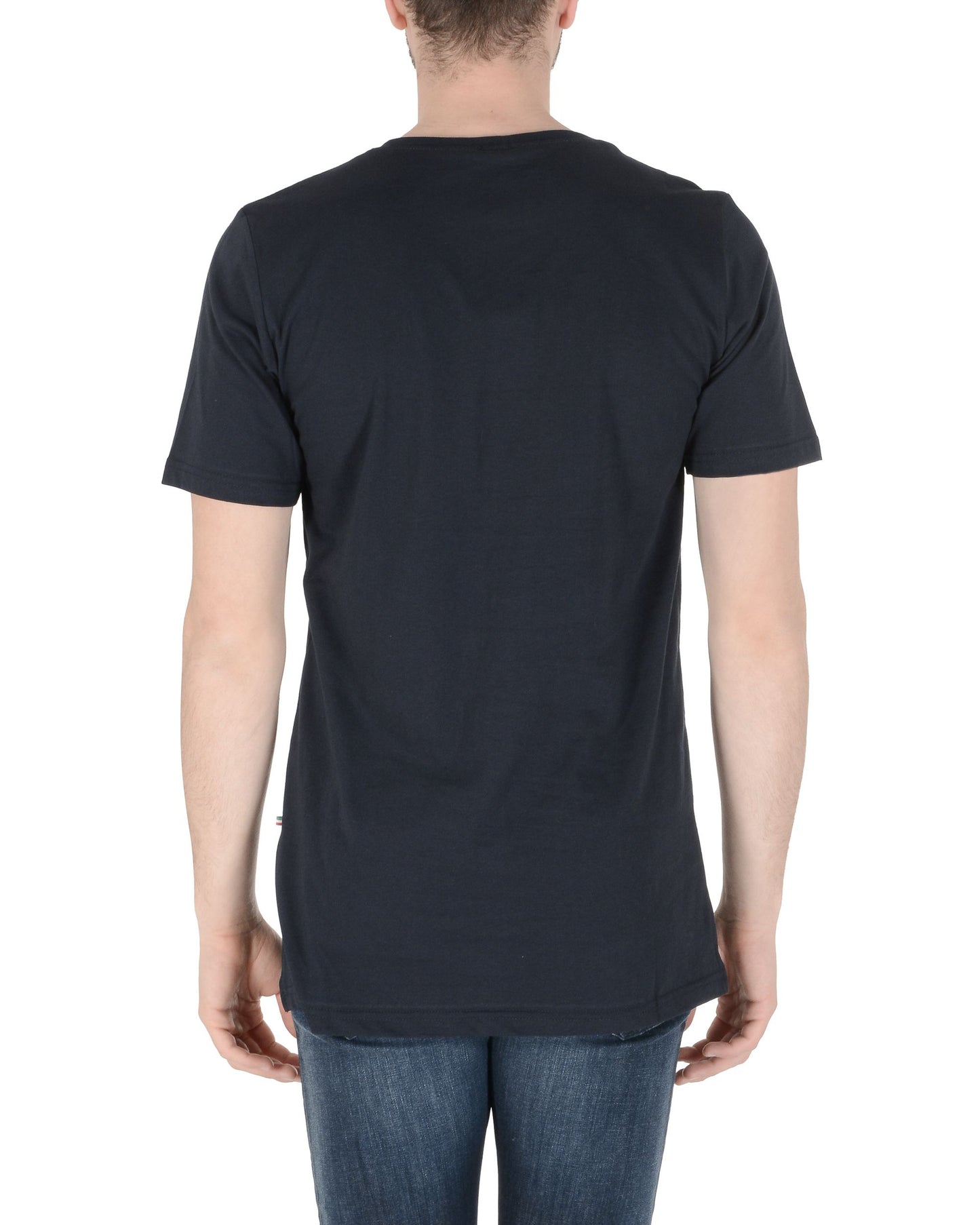 19V69 Italia Mens T-Shirt Navy Blue PISTIKO NAVY BLUE