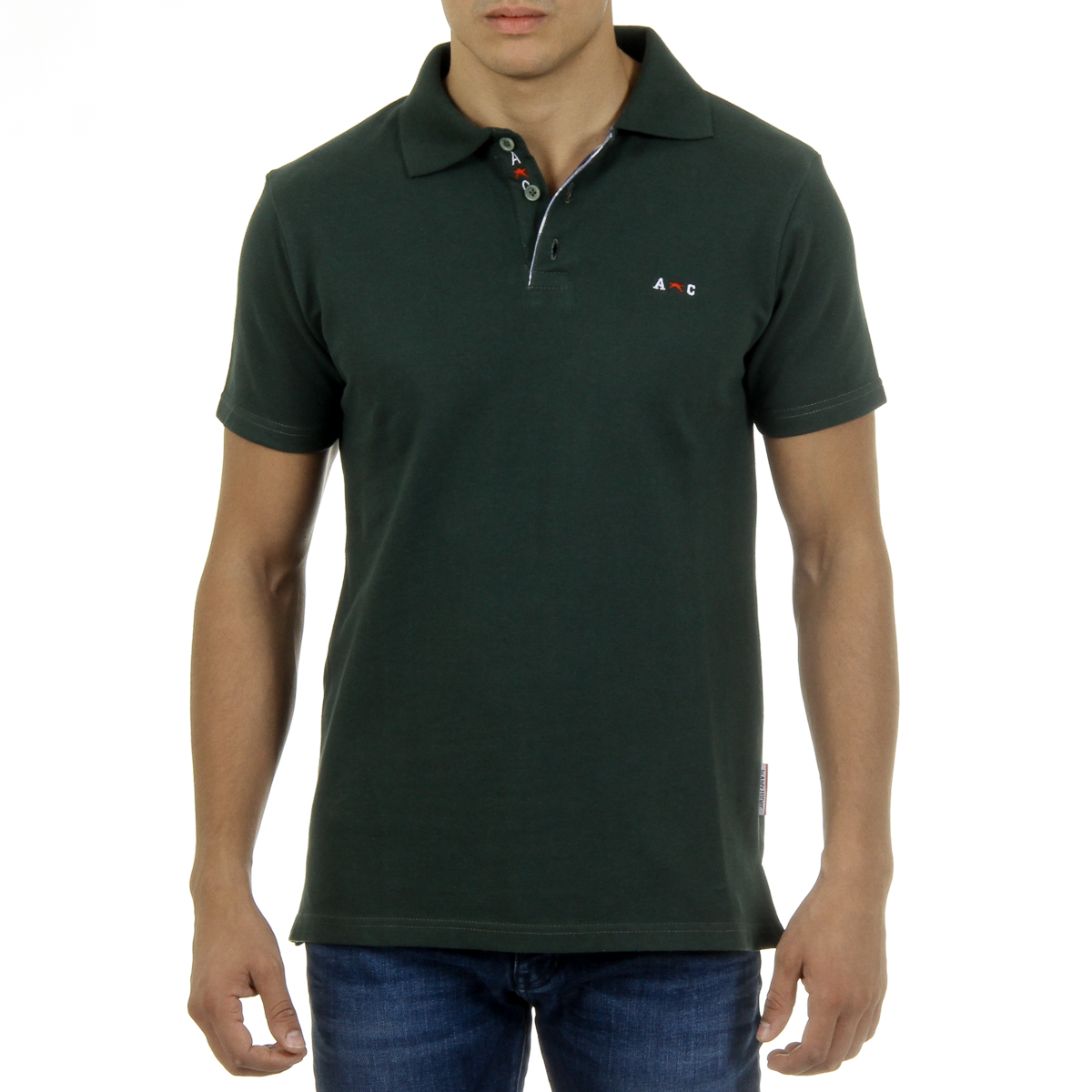 Andrew Charles Mens Polo Short Sleeves Green SEMELO