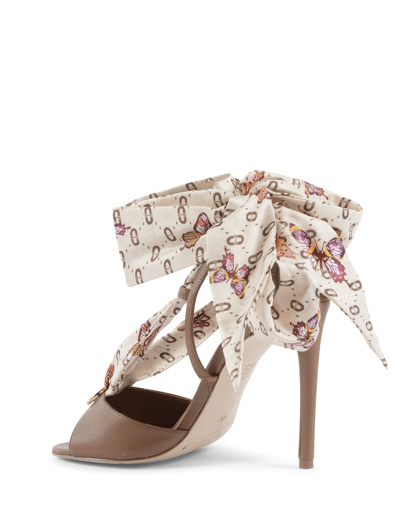 Evelyn Silk Printed Heel