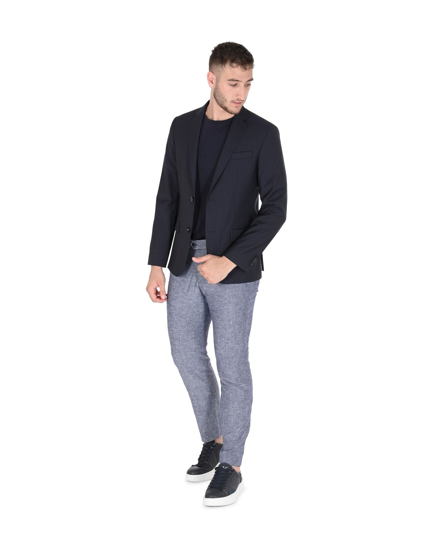 Calvin Klein Mens Blazer Blue K10K102115478