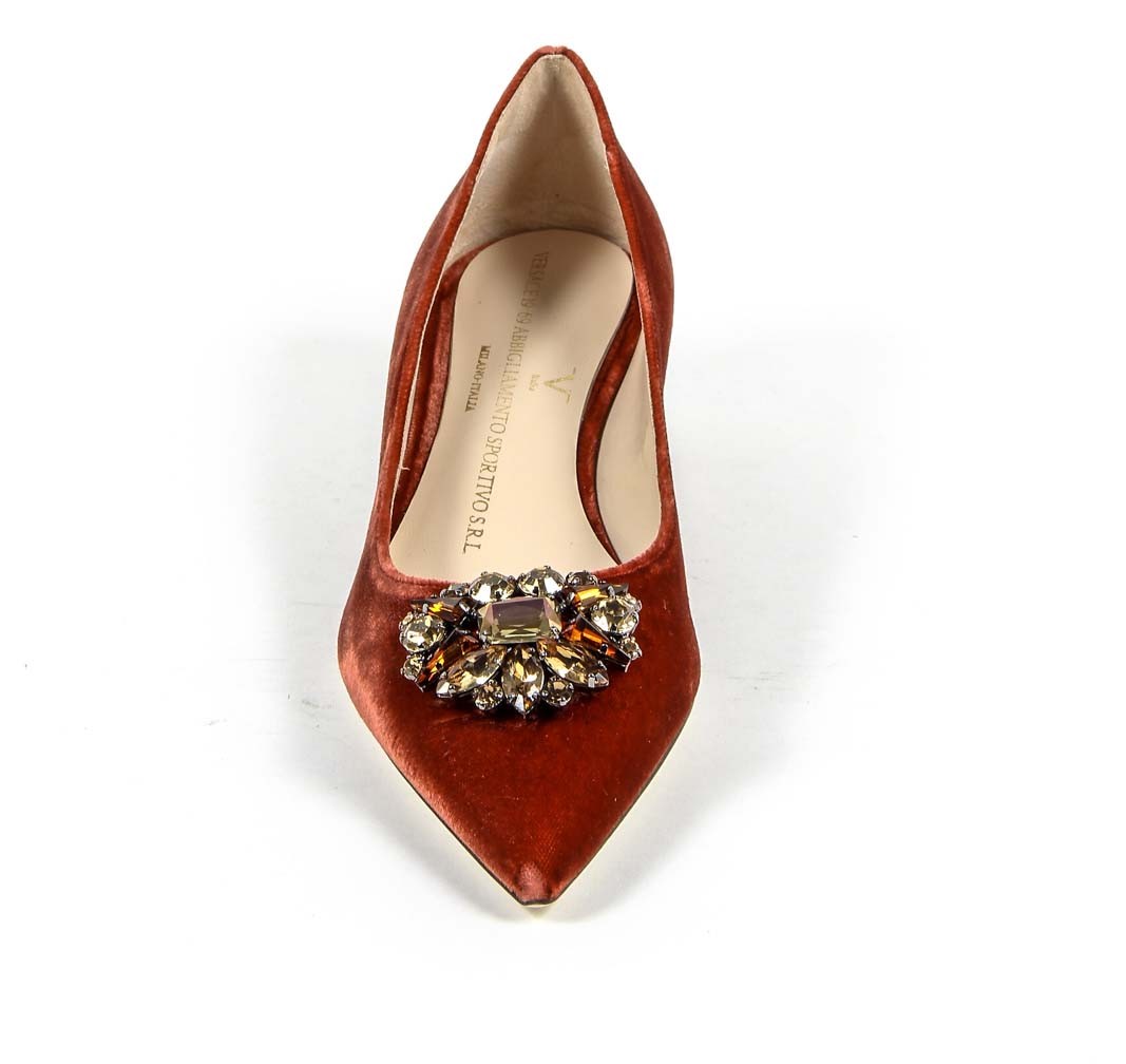 19V69 Italia Womens Pump 3110276 VELLUTO ROSSO