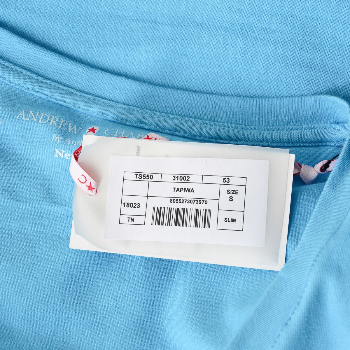 Andrew Charles By Andy Hilfiger Womens T-Shirt TS550 03 1002 TAPIWA AZURE S8