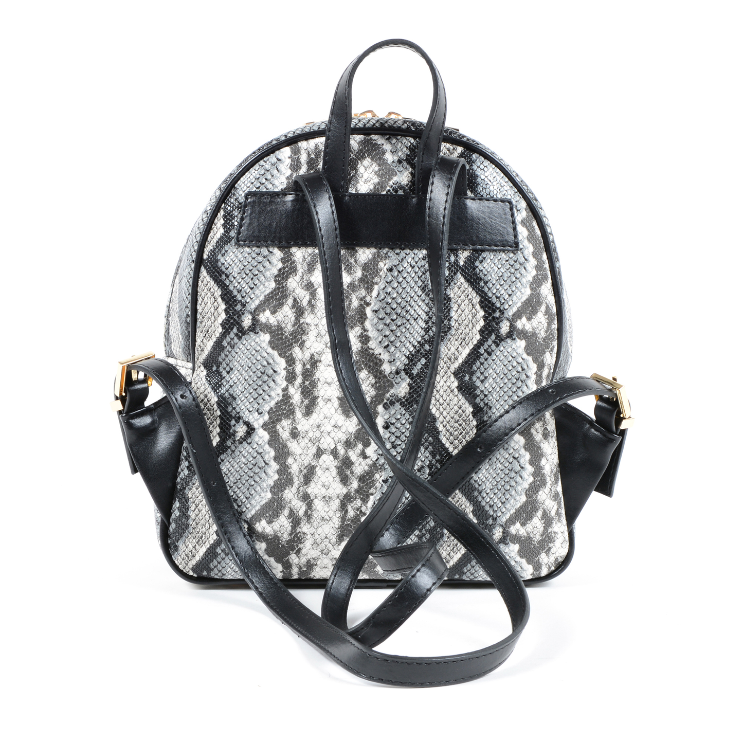 19V69 Italia Womens Backpack Multicolor 5007 PYTHON GREY BLACK