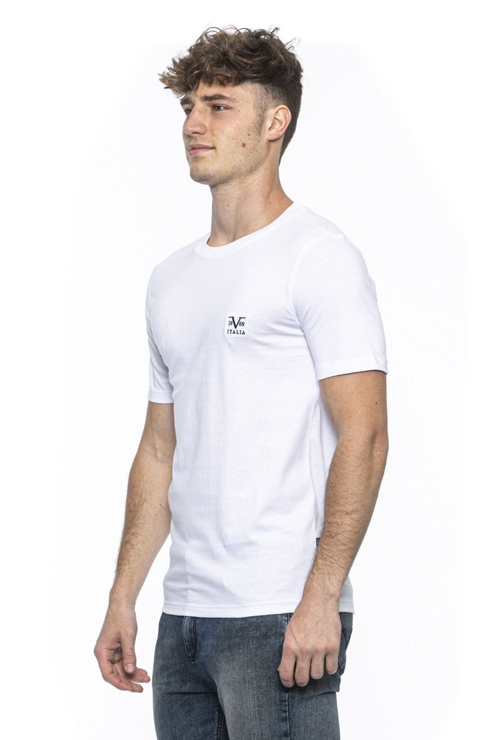 19V69 Italia Mens T-Shirt White ERIC WHITE