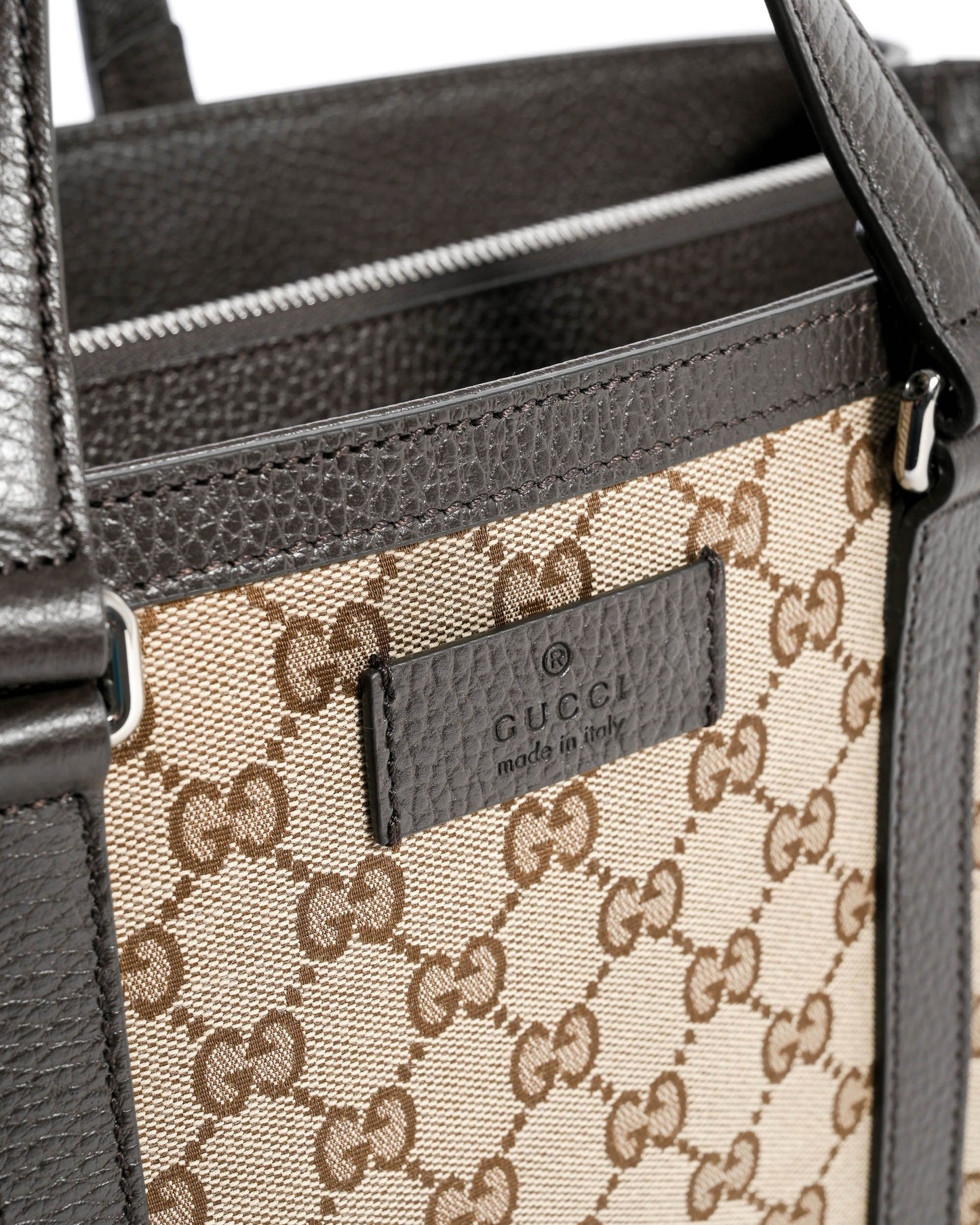 Gucci GG Original canvas zipped shopper 449169 KY9KN 9896