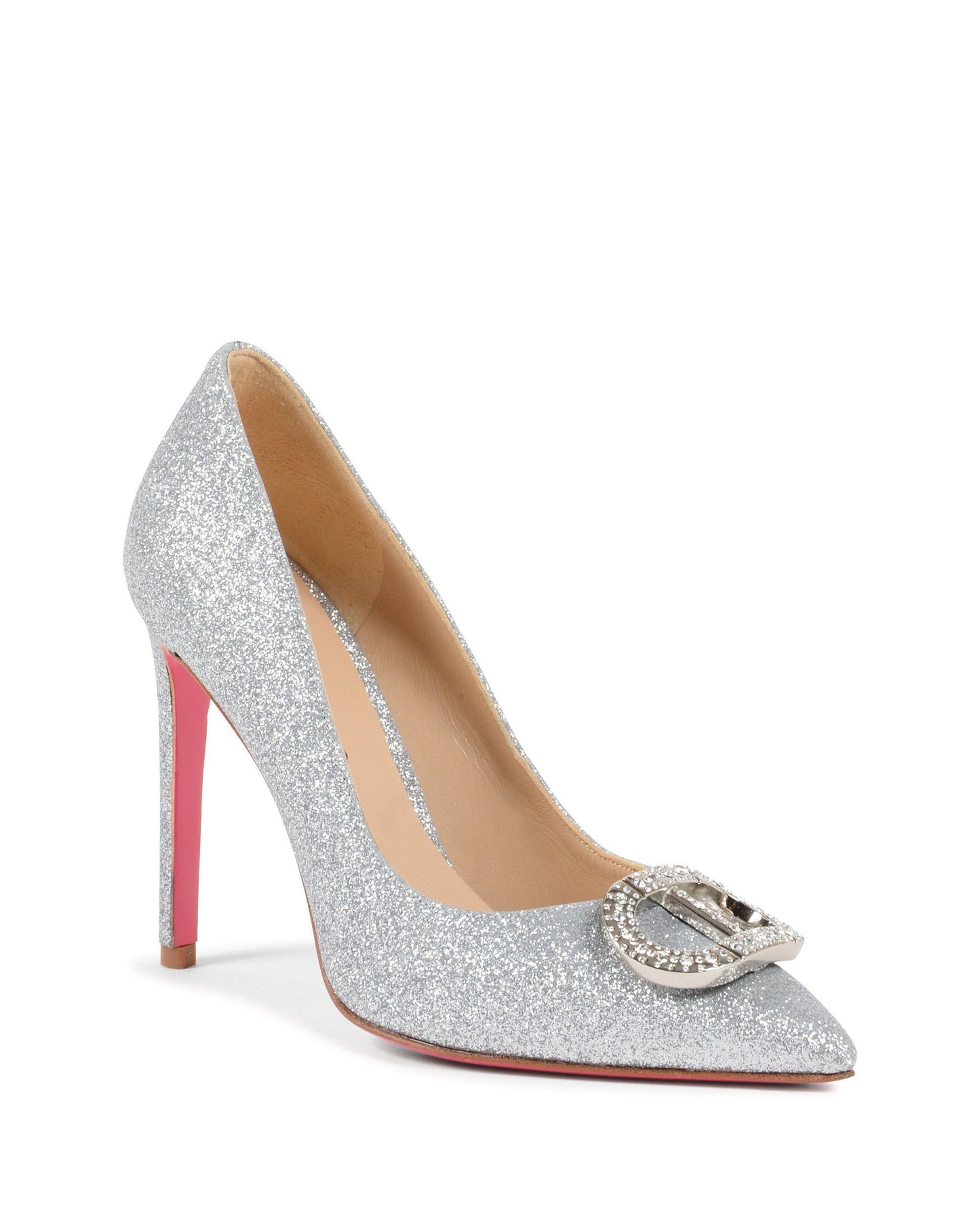 Cindarella Pump Bright Silver